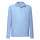 Polo piqué manga larga Manga larga 65/35 de niño Celeste