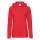 Sudadera ligera con capucha y cremallera de mujer. Capucha y cremallera light de mujer Rojo