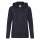 Sudadera con capucha y cremallera de mujer Capucha y cremallera premium de mujer Azul marino oscuro