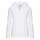 Sudadera con capucha y cremallera de mujer Capucha y cremallera premium de mujer Blanco