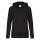 Sudadera con capucha y cremallera de mujer Capucha y cremallera premium de mujer Negro