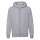 Sudadera ligera con capucha y cremallera light Gris jaspeado