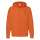 Sudadera ligera con capucha y cremallera light Naranja