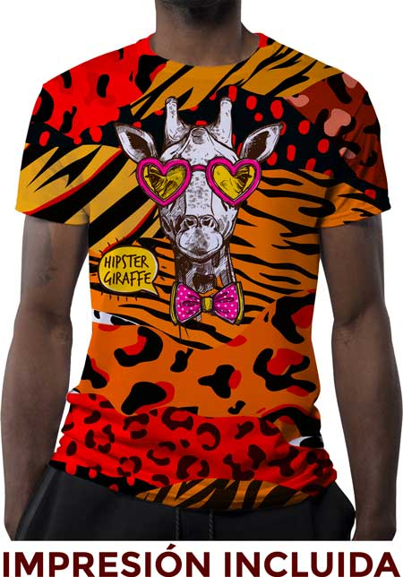 Camiseta Running full print MANGA RANGLAN Fullprint