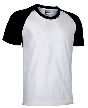 camiseta typed CAIMAN blanco-azul marino orion