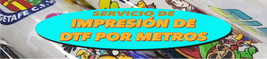   Impresión DTF por metros