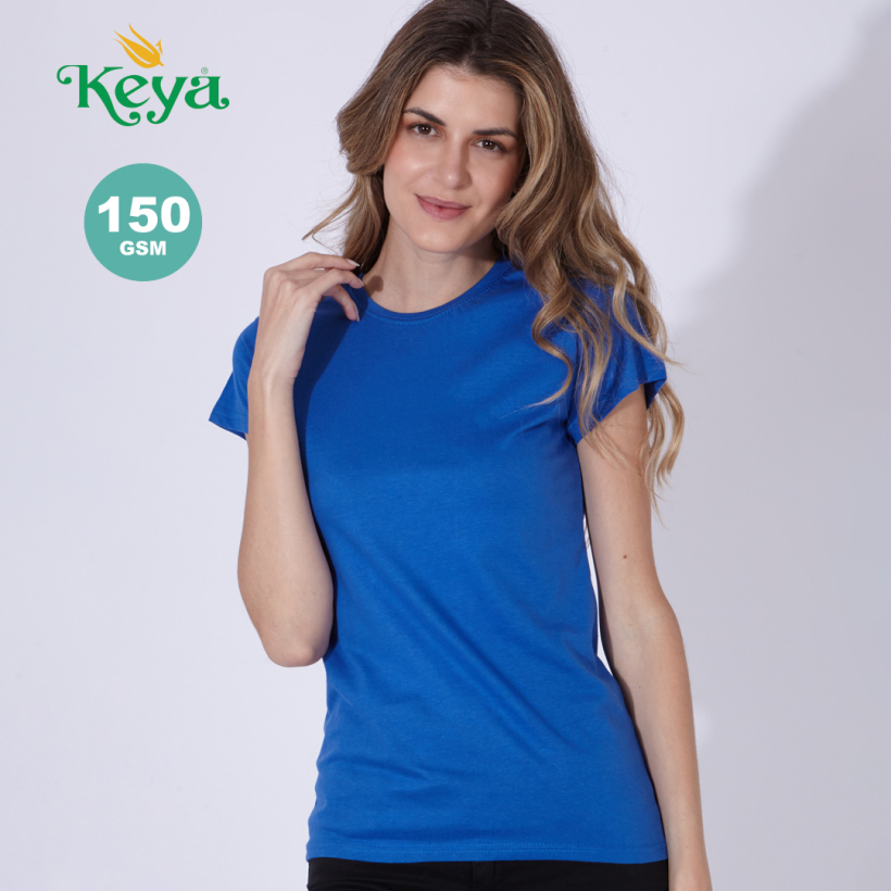 CAMISETA MUJER COLOR -KEYA- WCS150