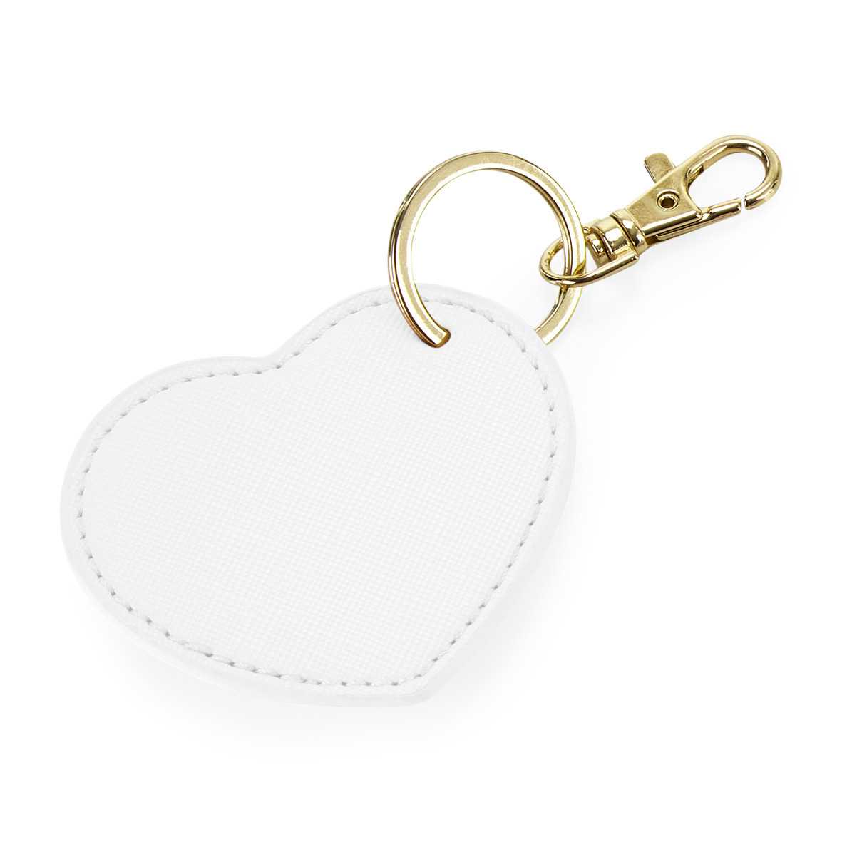 Llavero corazón<br/> Soft white