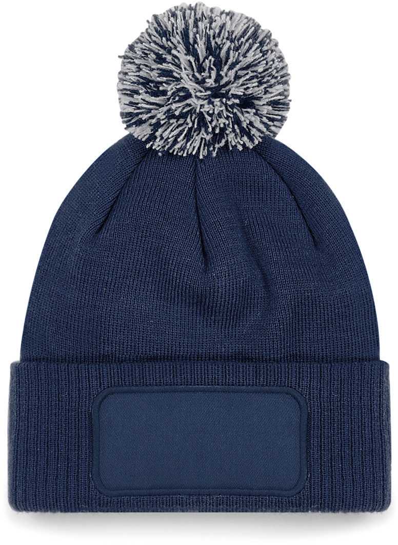 Gorro parche Snowstar® con pompón <br/> French Navy / Light Grey