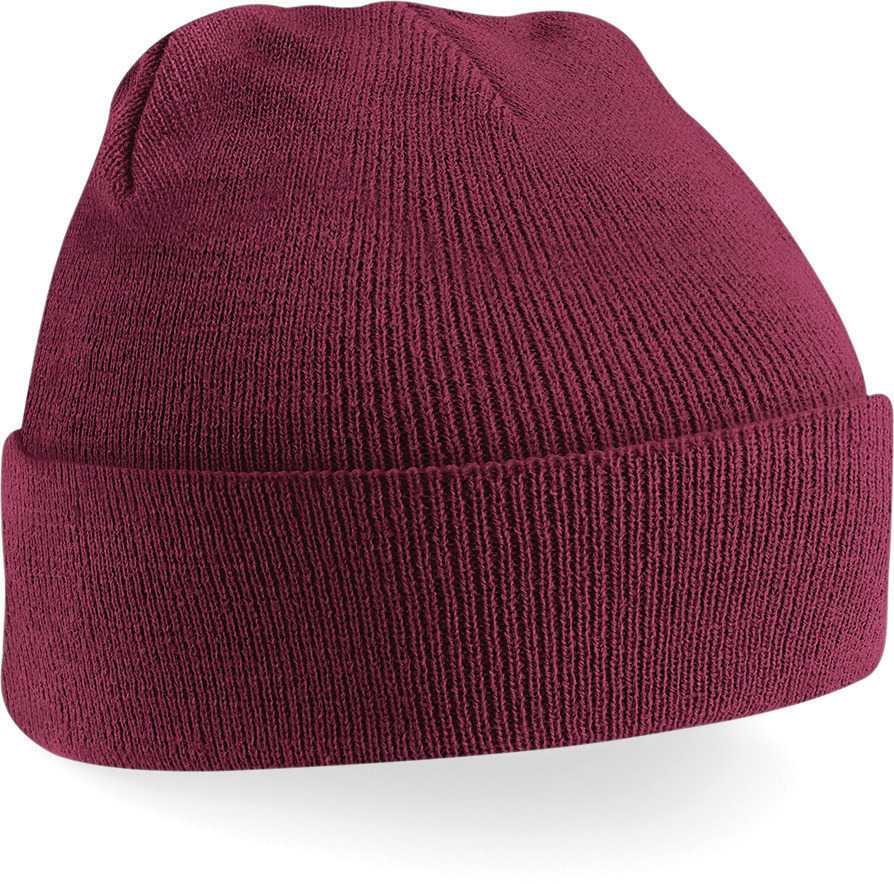 Gorro Original - borde vuelto Burgundy
