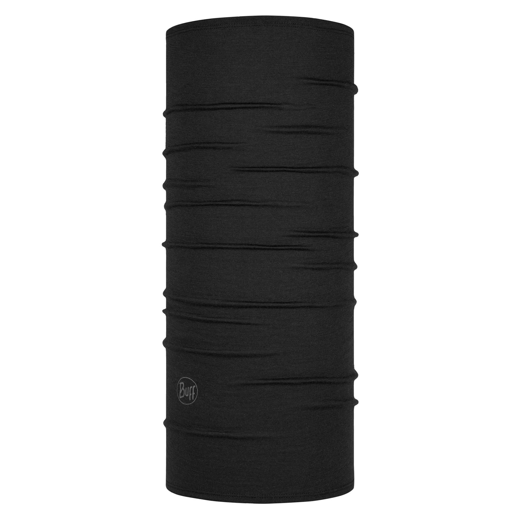 Braga de cuello LightWeight Merino Solid Black