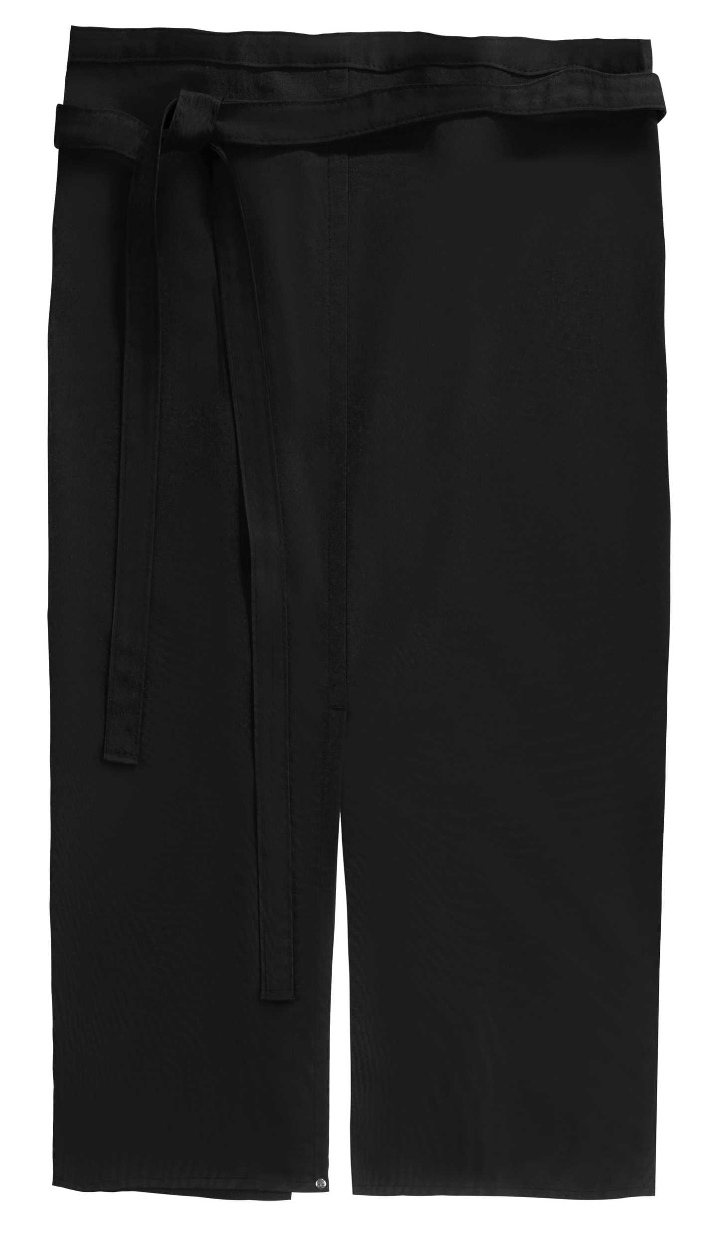 Delantal milano classic - Con abertura Black