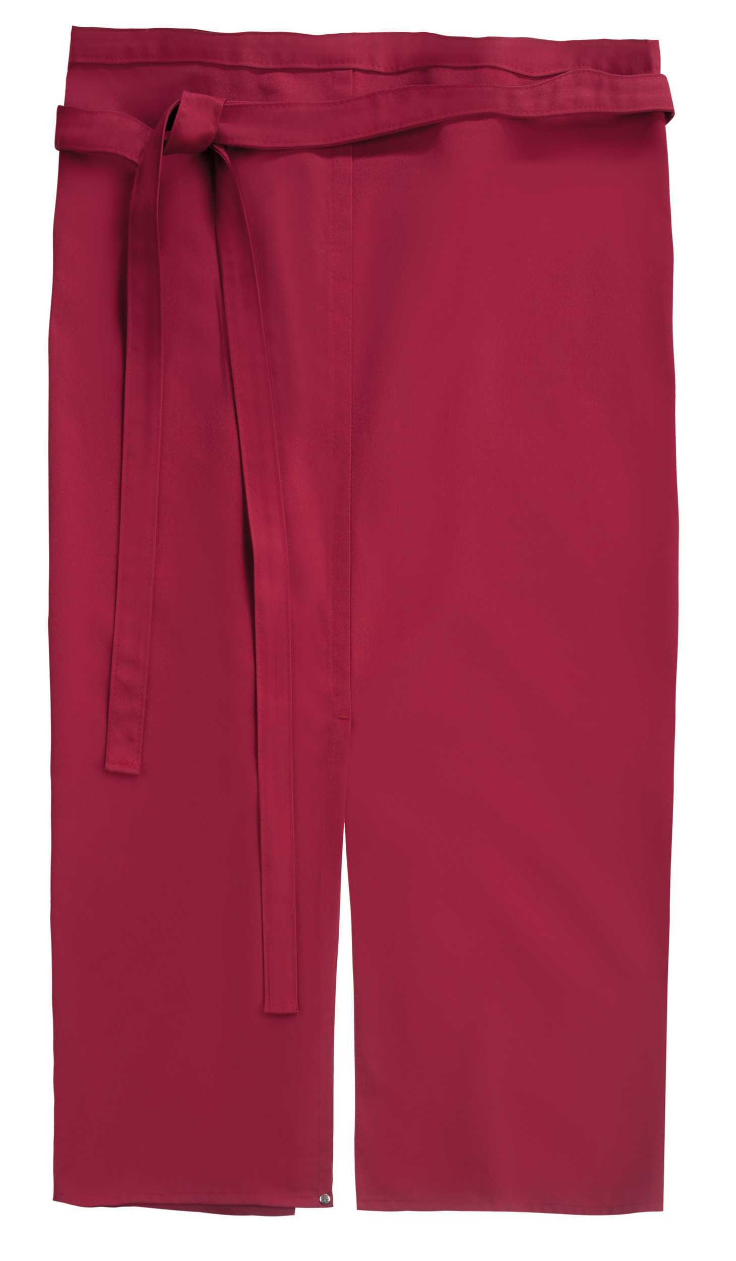 Delantal milano classic - Con abertura Cherry