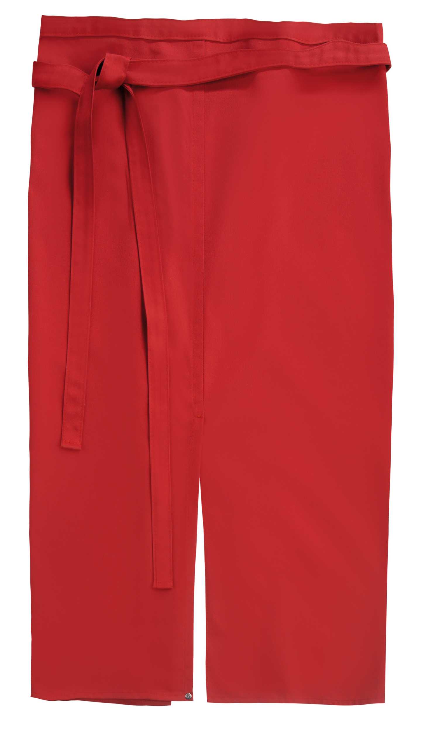 Delantal milano classic - Con abertura Red