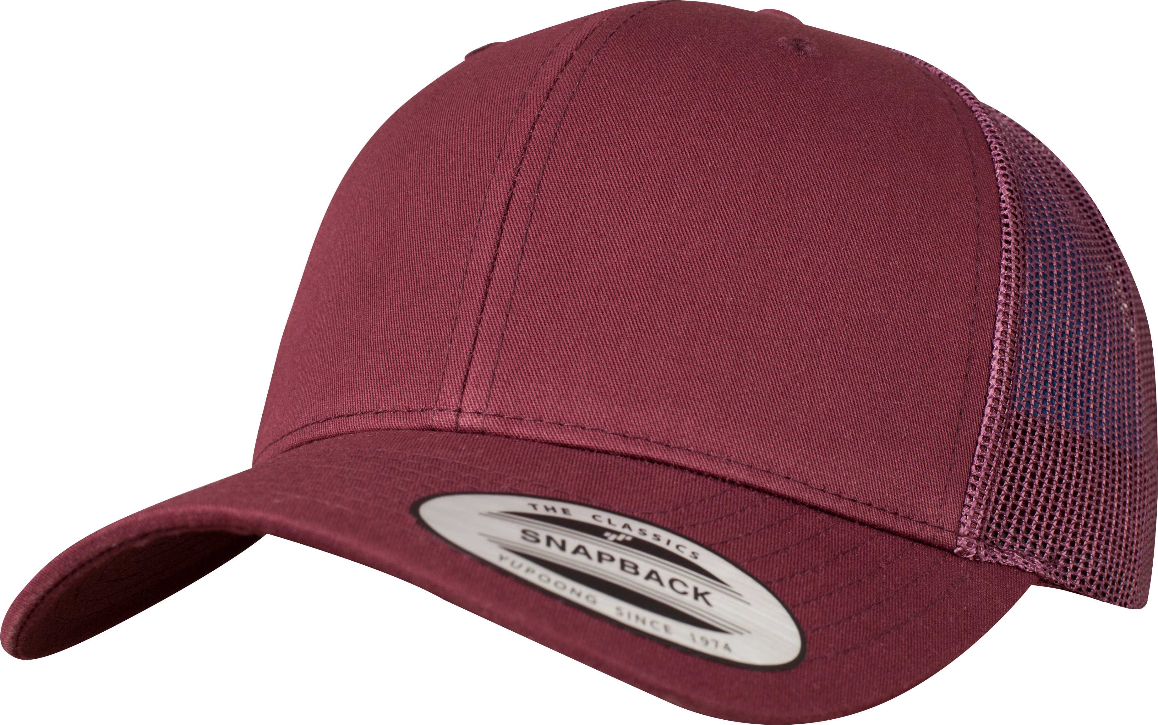 Gorra trucker retro MAROON
