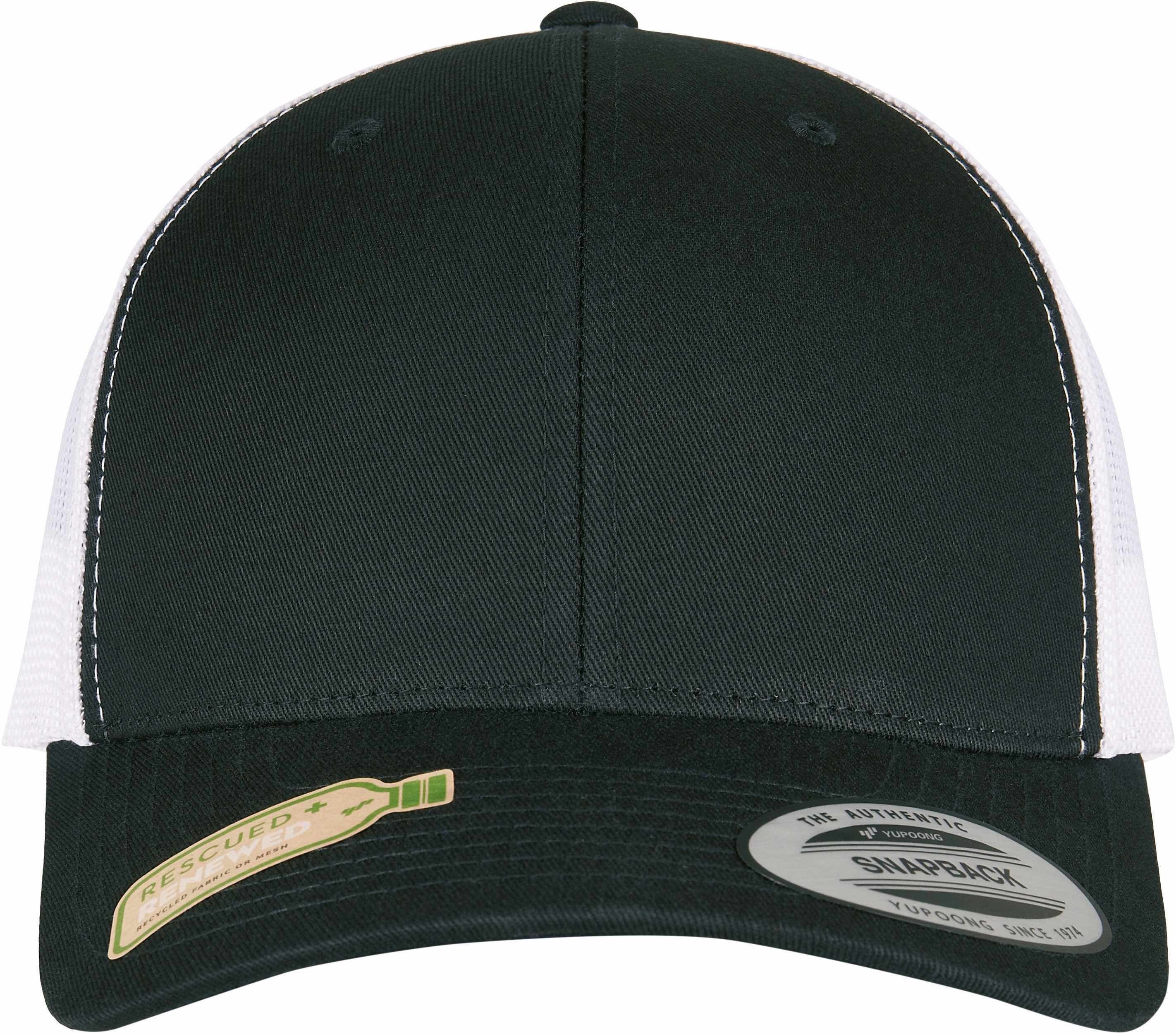 Gorra classic retro Trucker BLACK / WHITE