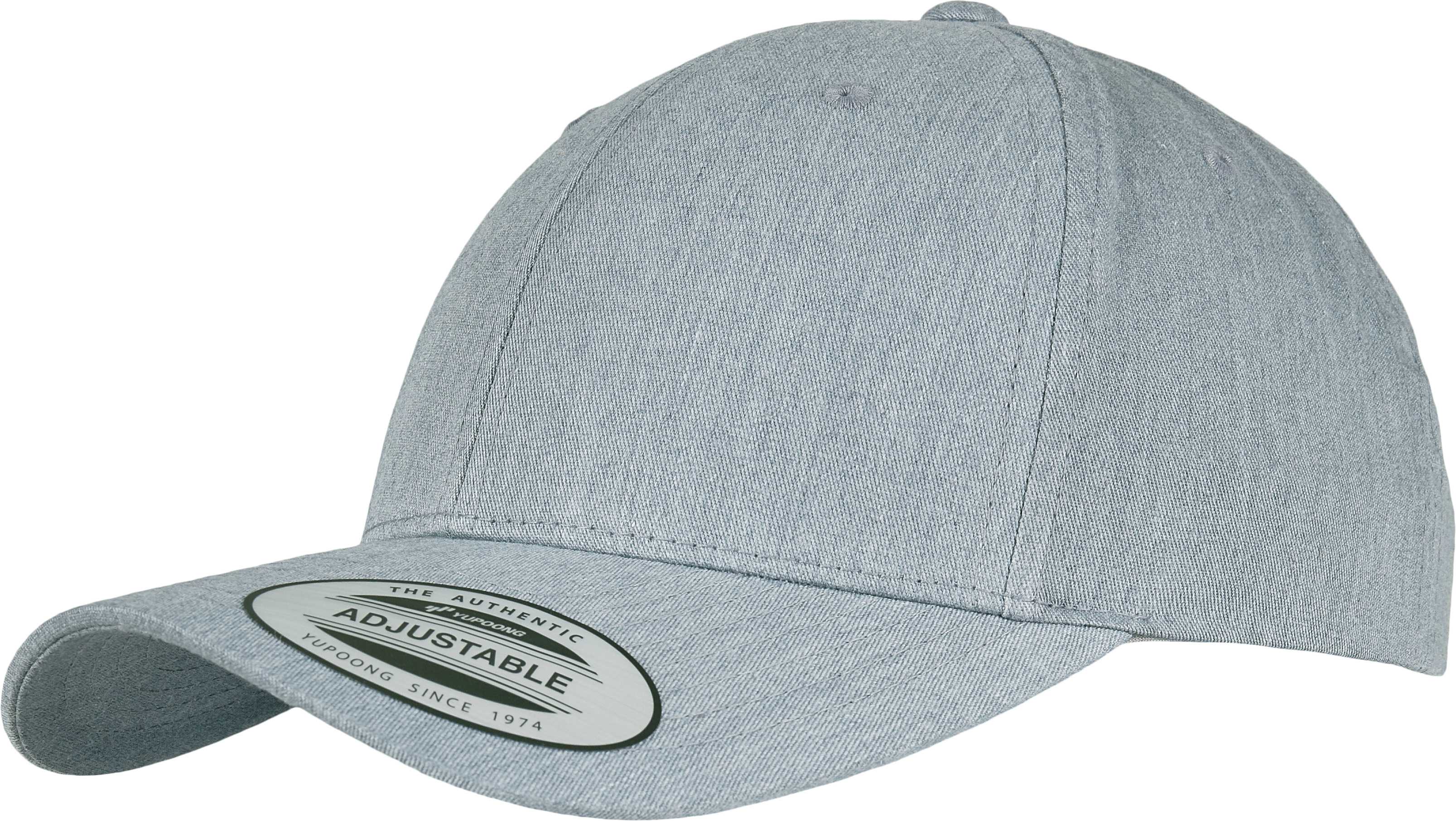 Gorra curva clásica Snapback HEATHER GREY