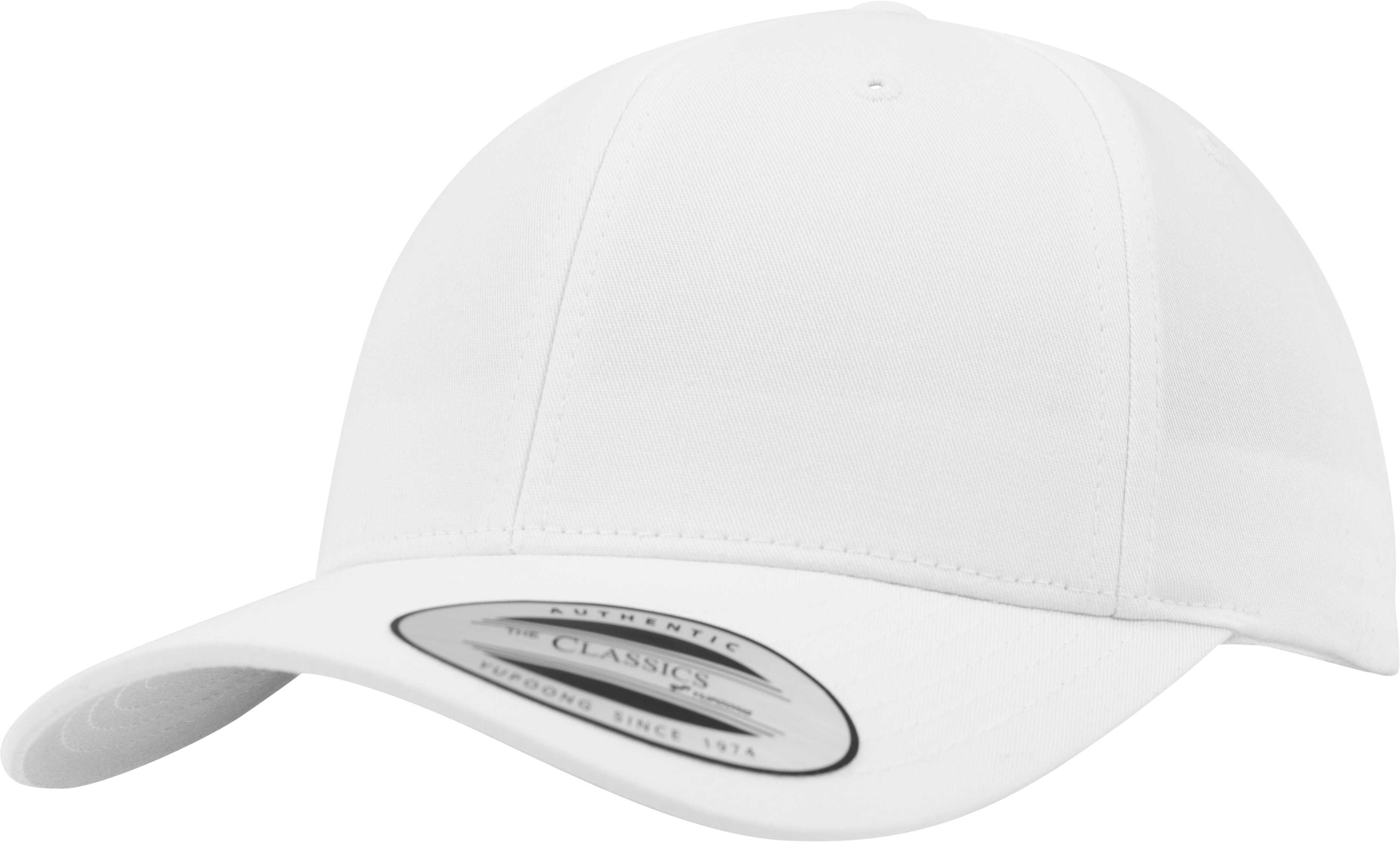 Gorra curva clásica Snapback WHITE