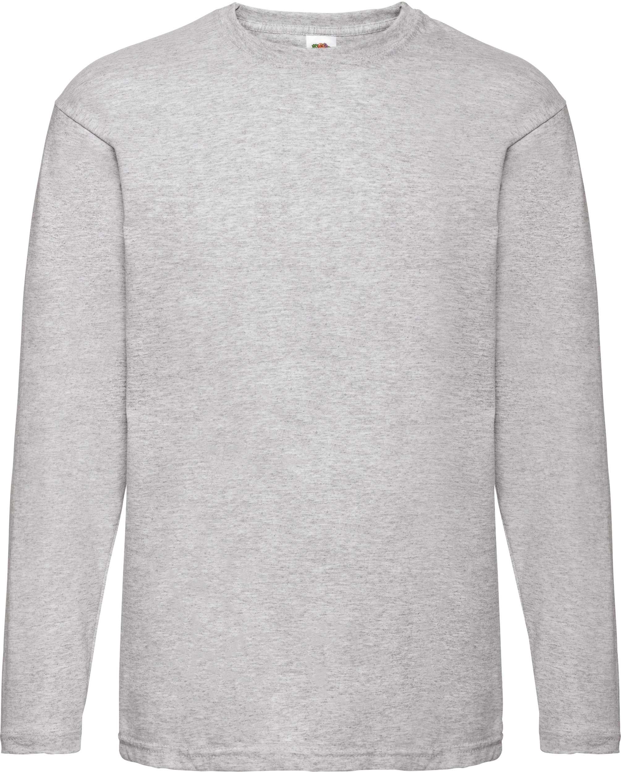 Camiseta Valueweight manga larga hombre (61-038-0) Heather Grey