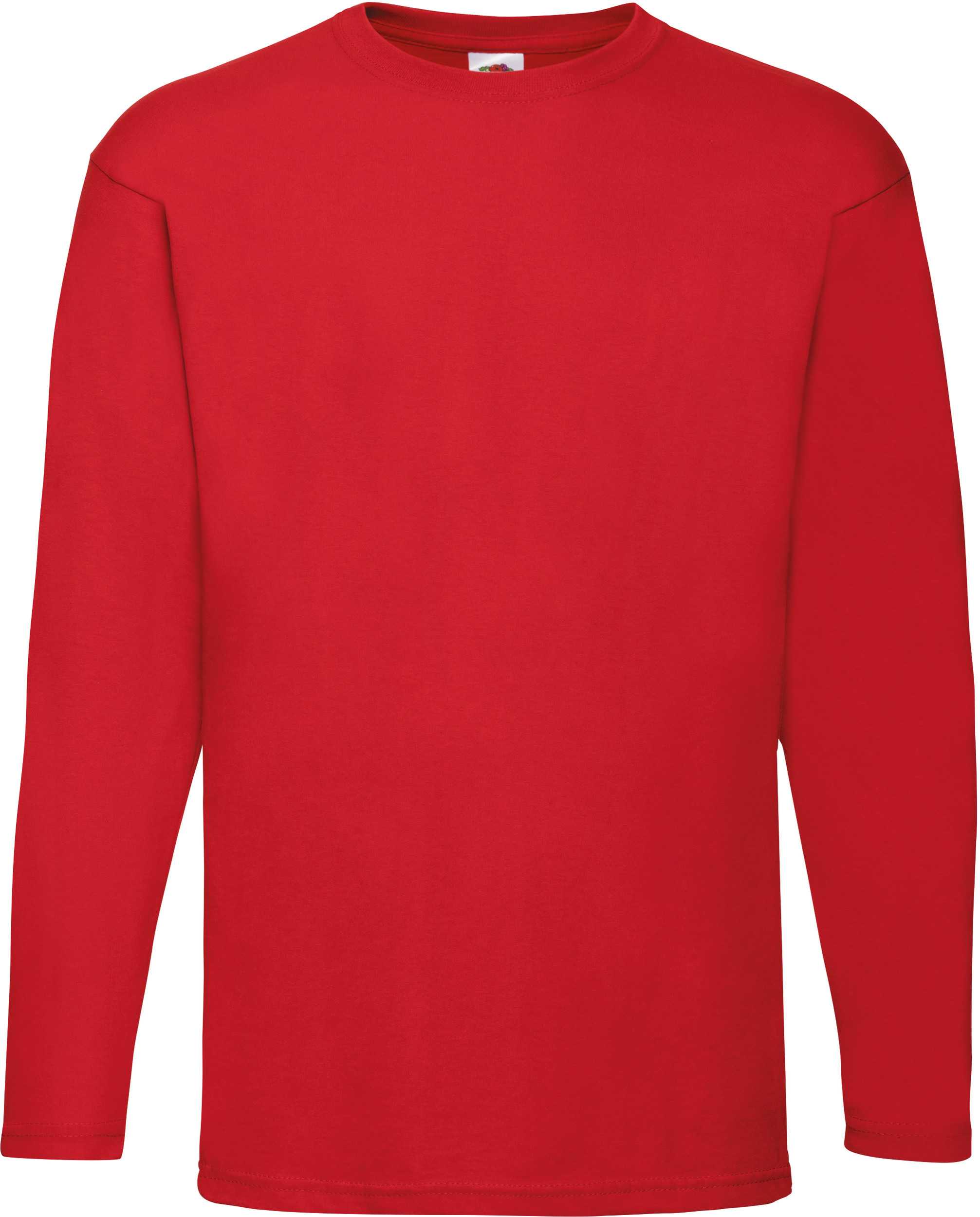 Camiseta Valueweight manga larga hombre (61-038-0) Red