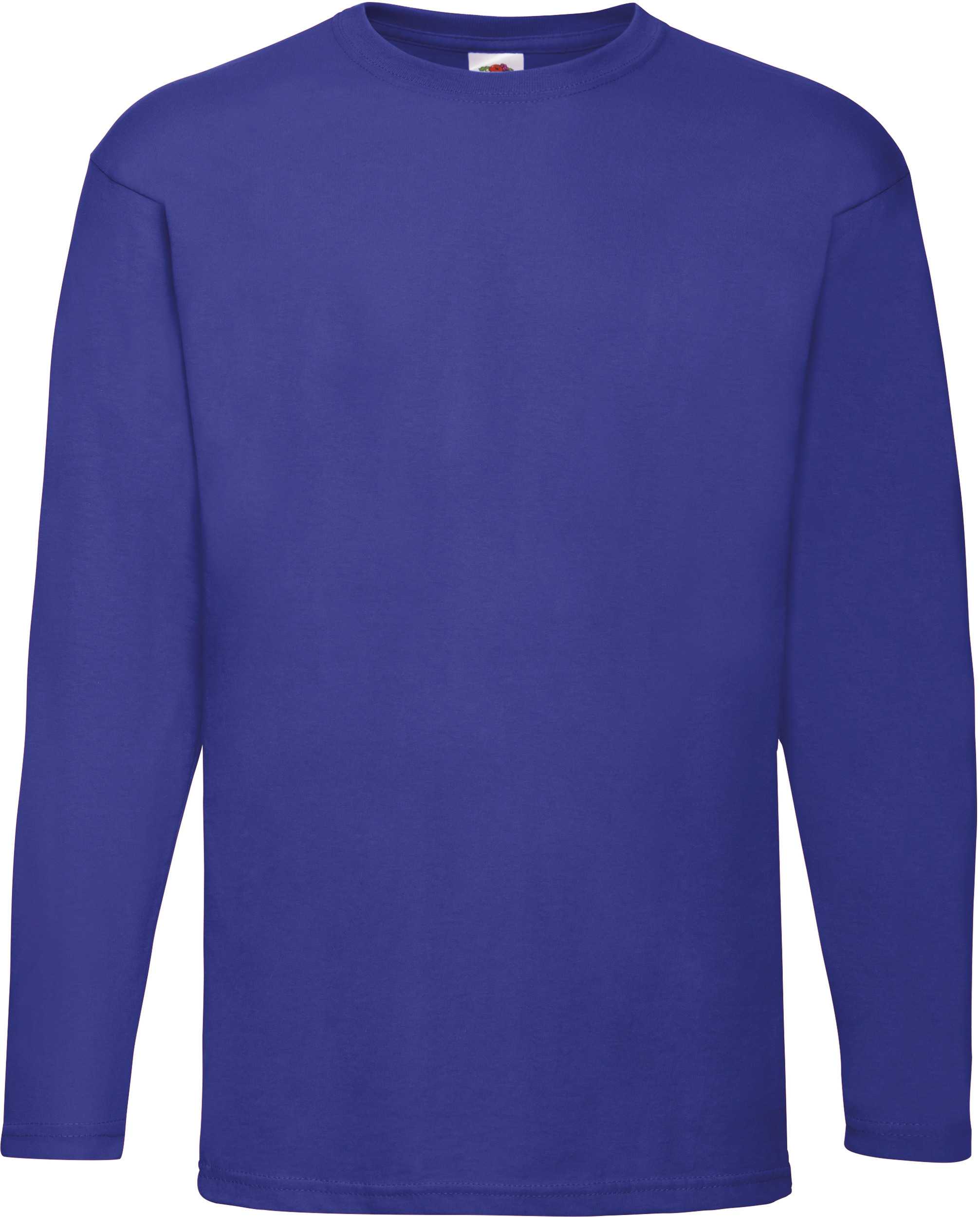 Camiseta Valueweight manga larga hombre (61-038-0) Royal Blue