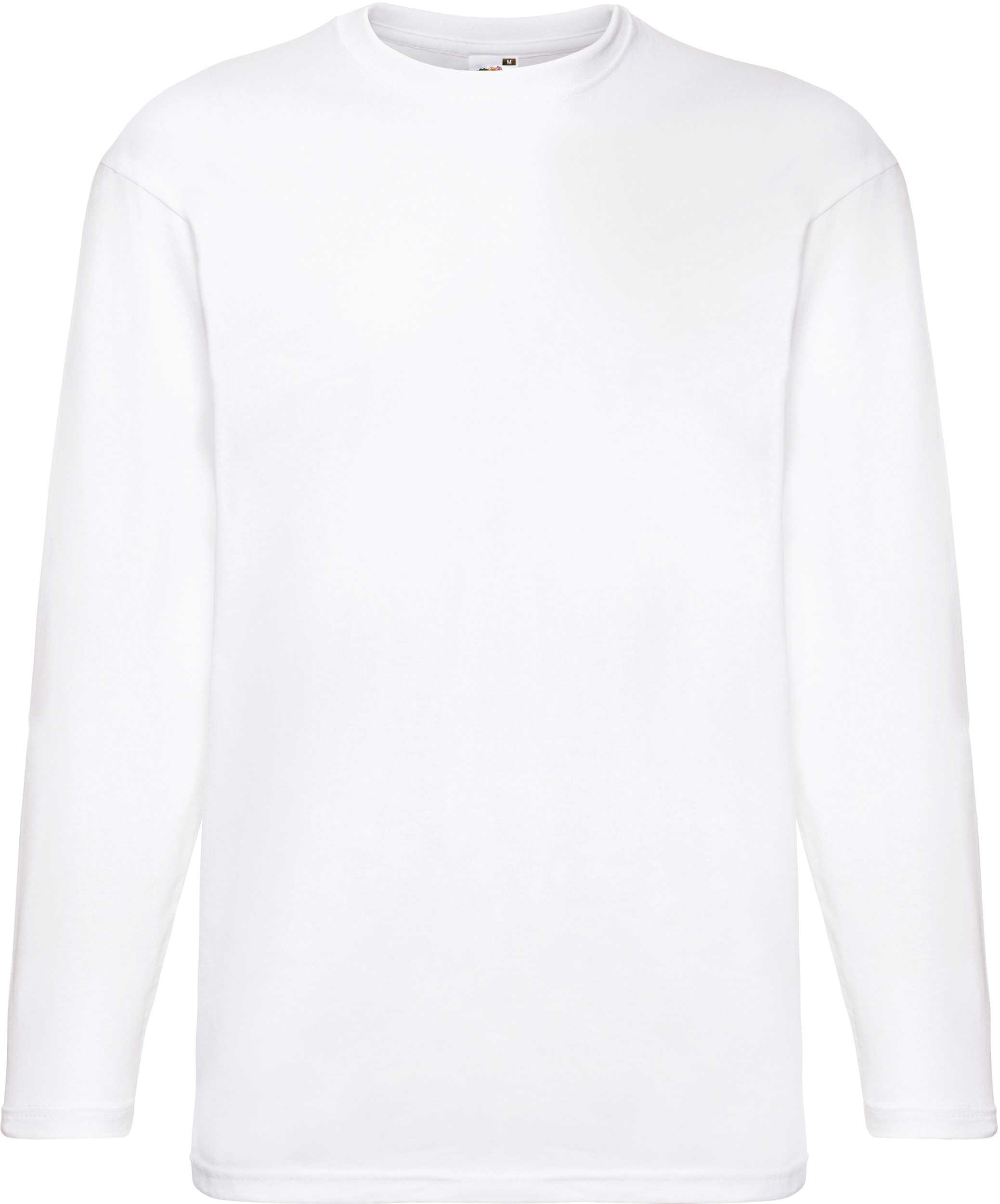 Camiseta Valueweight manga larga hombre (61-038-0) White