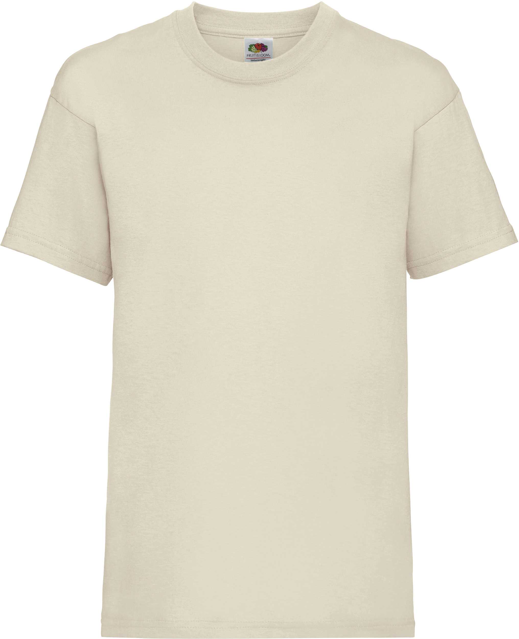 Camiseta valueweight niños (61-033-0) Natural