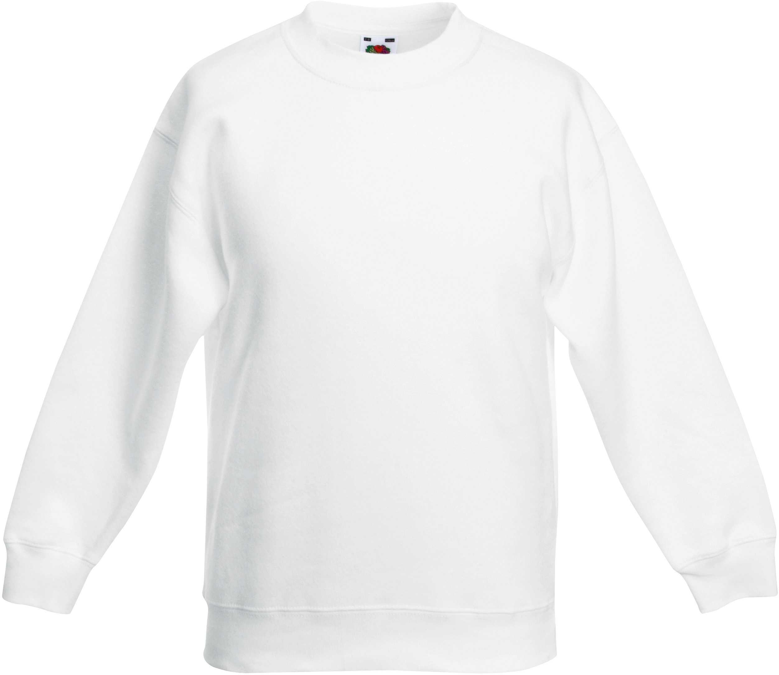 Sudadera Classic cuello redondo niños (62-041-0) White