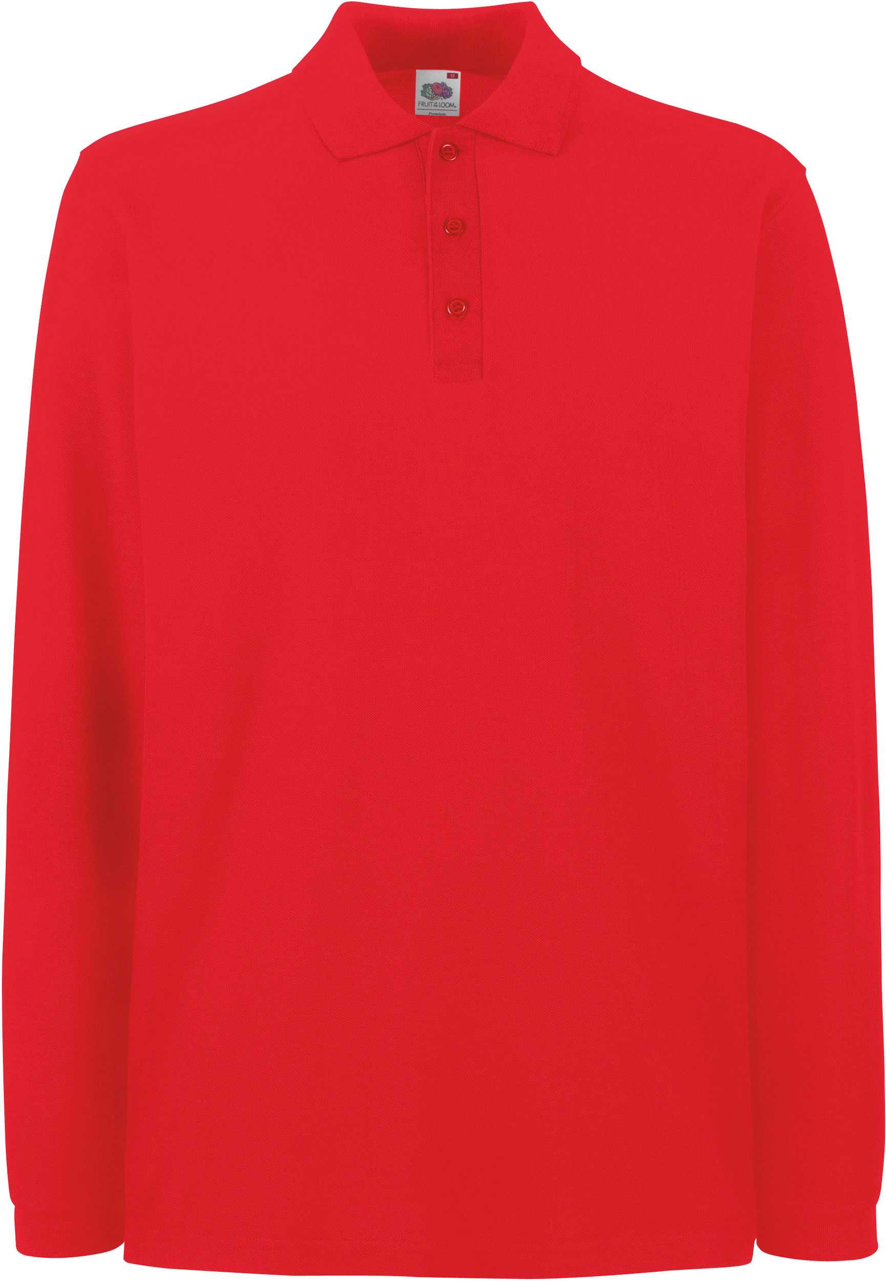Polo Premium manga larga (63-310-0) Red