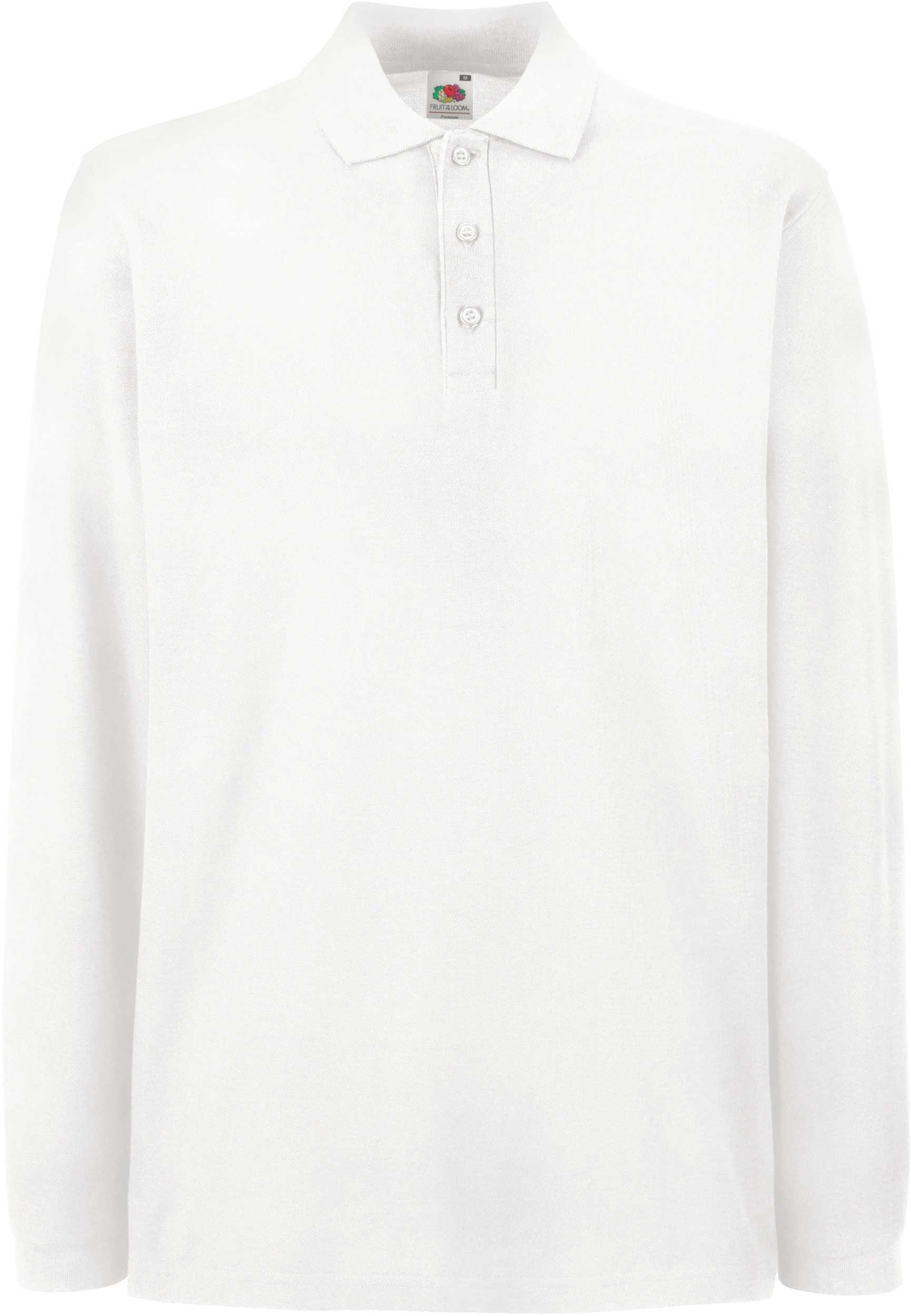 Polo Premium manga larga (63-310-0) White