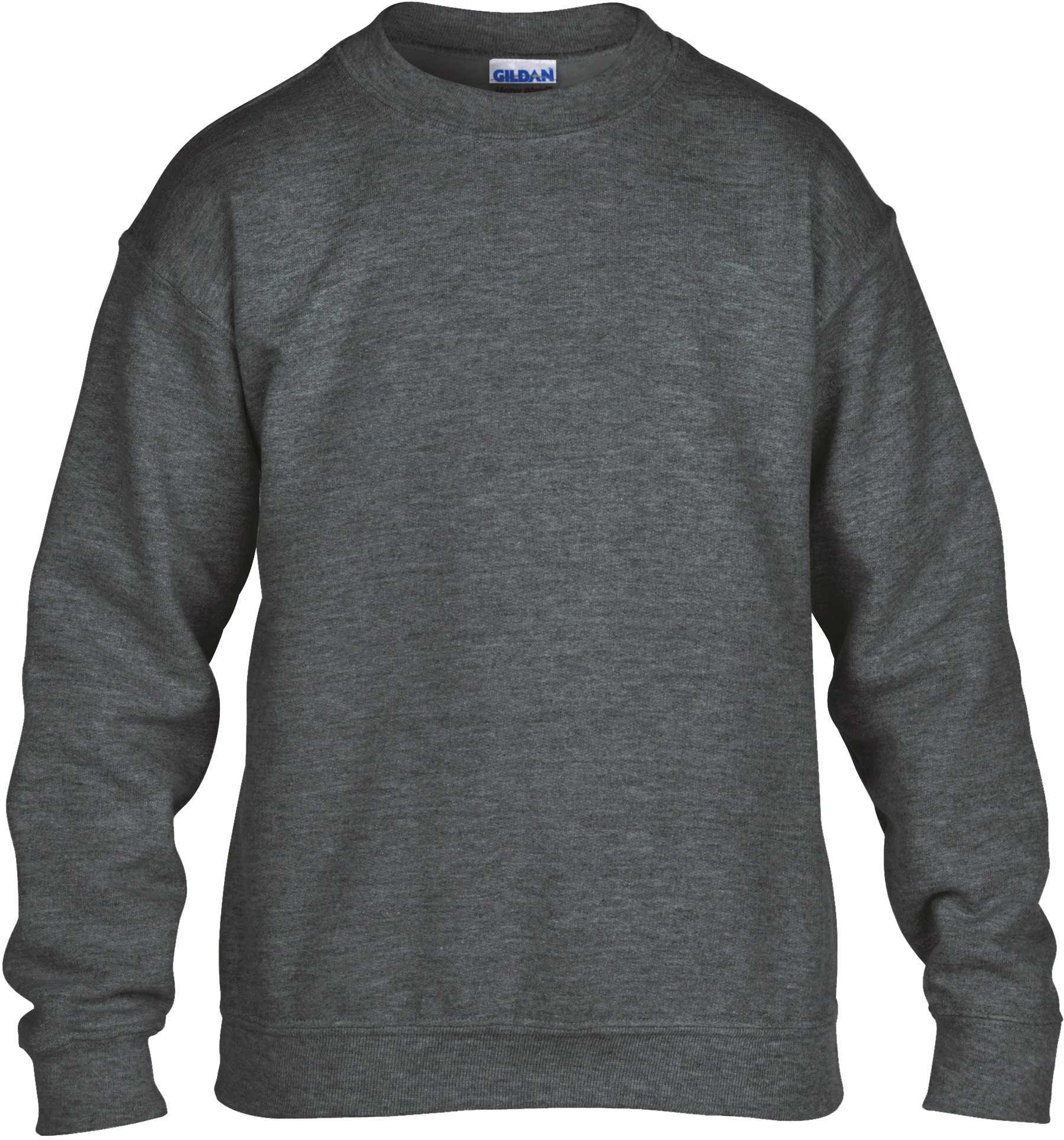Sudadera Heavy Blend™ niños cuello redondo Dark Heather