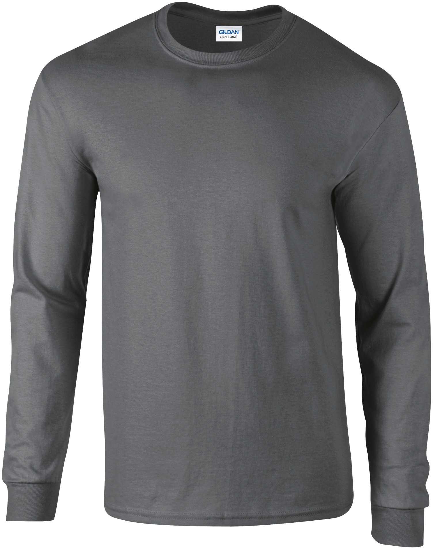 Camiseta Ultra Cotton™ manga larga Charcoal
