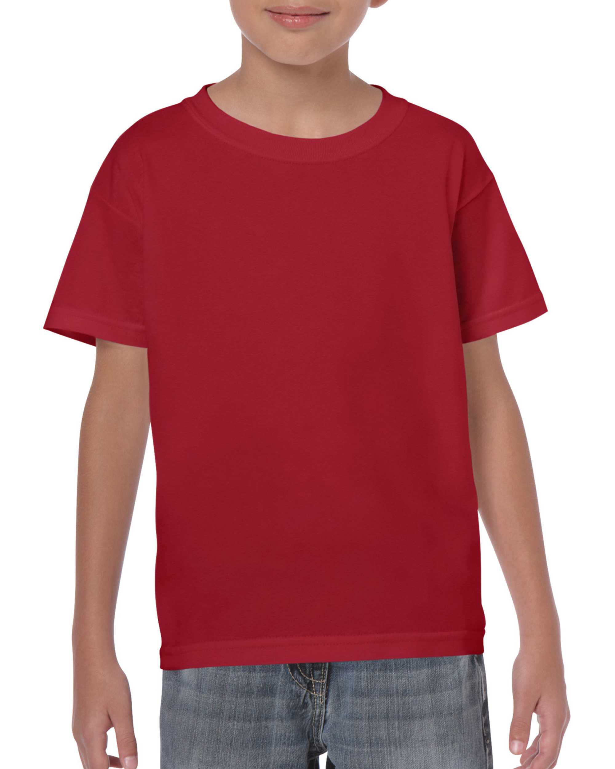 Camiseta Heavy niños Cardinal Red (x72)
