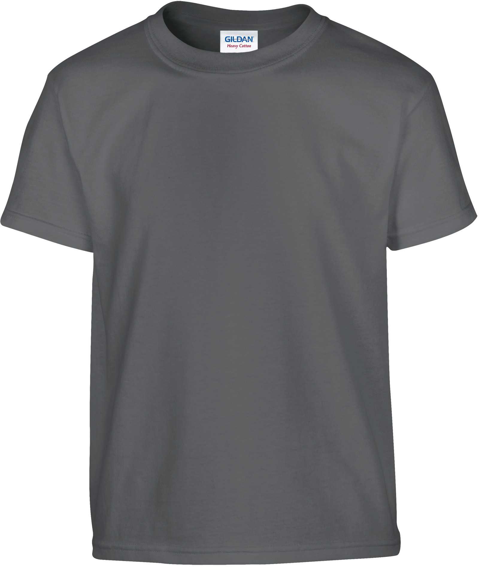Camiseta Heavy niños Charcoal