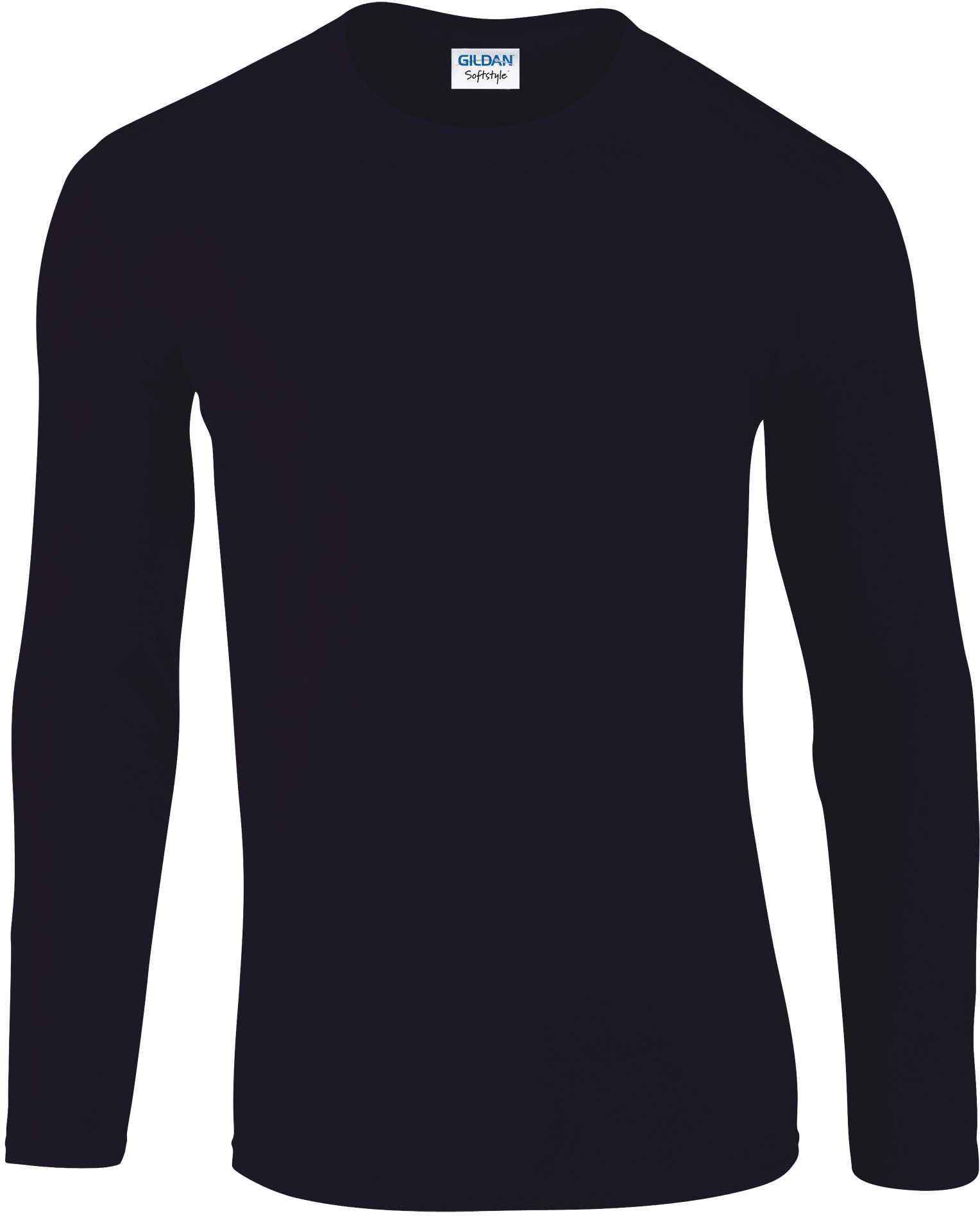 Camiseta Softstyle manga larga hombre Navy