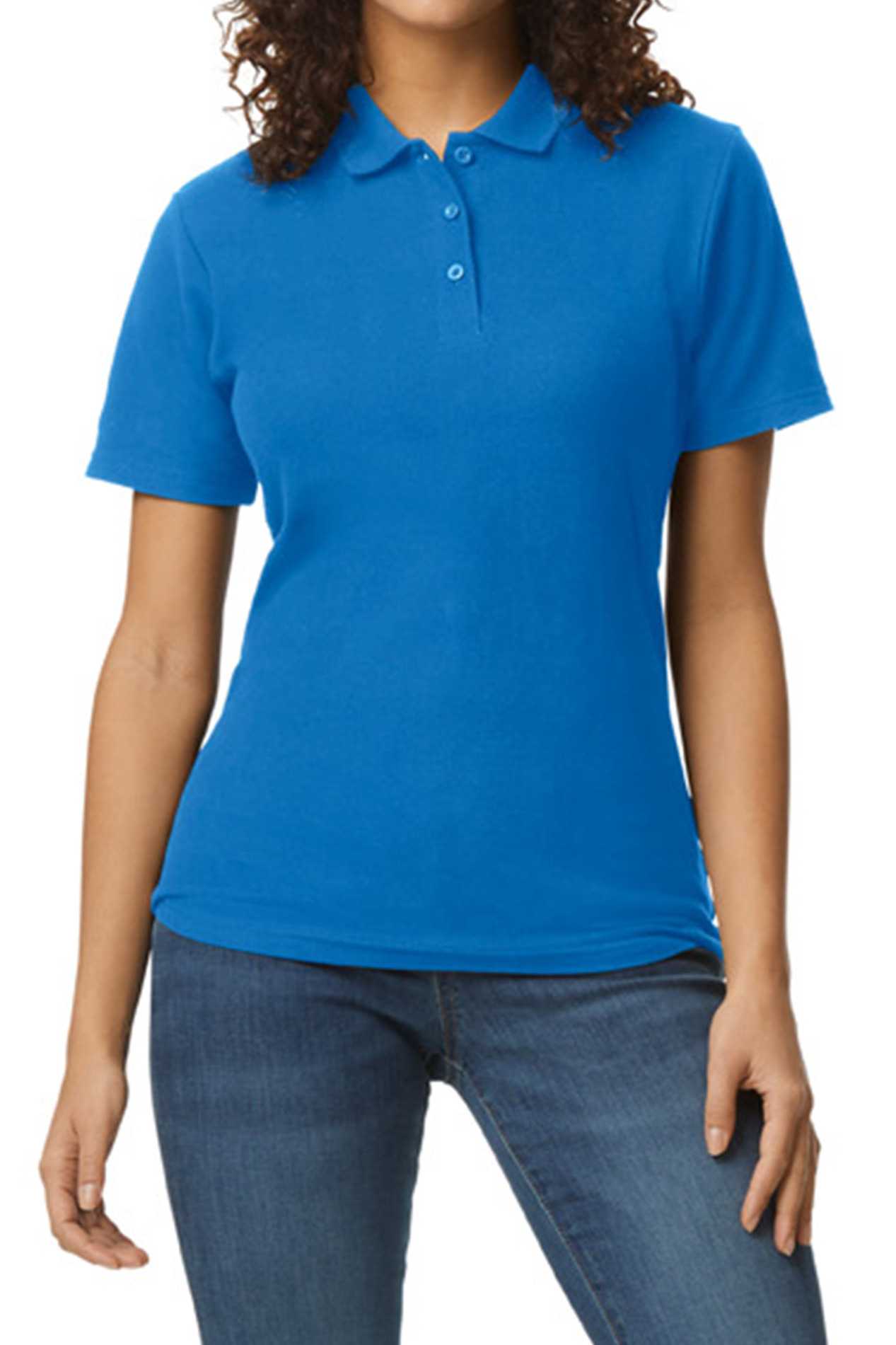 Polo Sofstyle Doble Piqué mujer Royal Blue