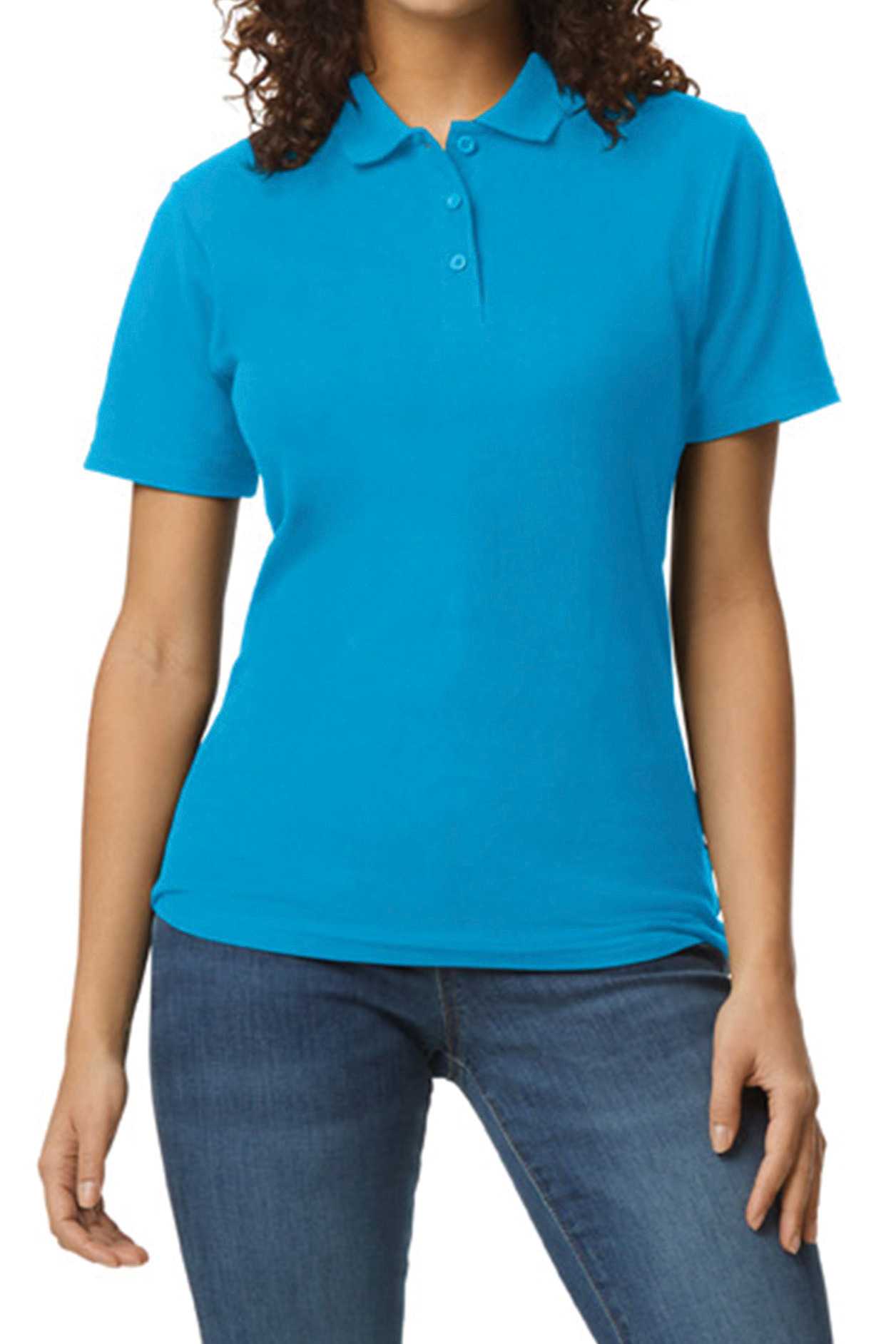 Polo Sofstyle Doble Piqué mujer Sapphire