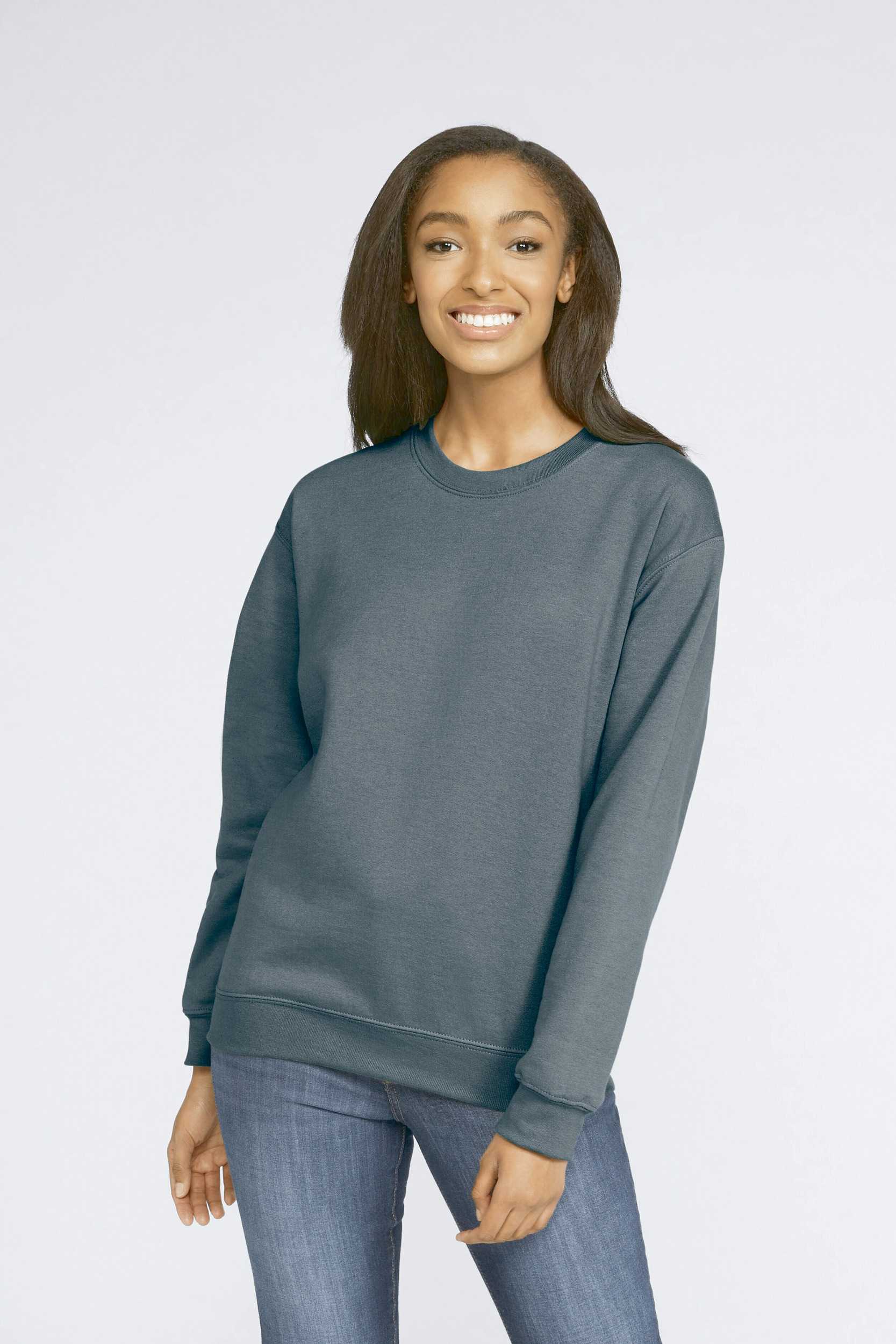 Sudadera cuello redondo Midweight Softstyle Dark Heather