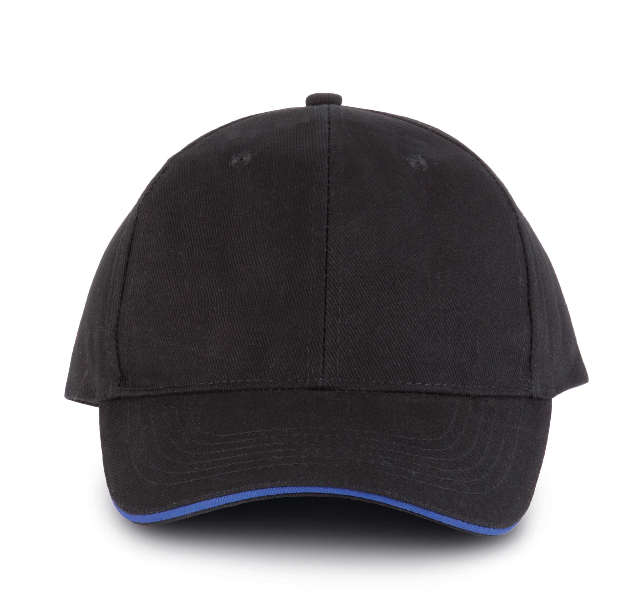 ORLANDO - Gorra 6 paneles Black / Royal Blue