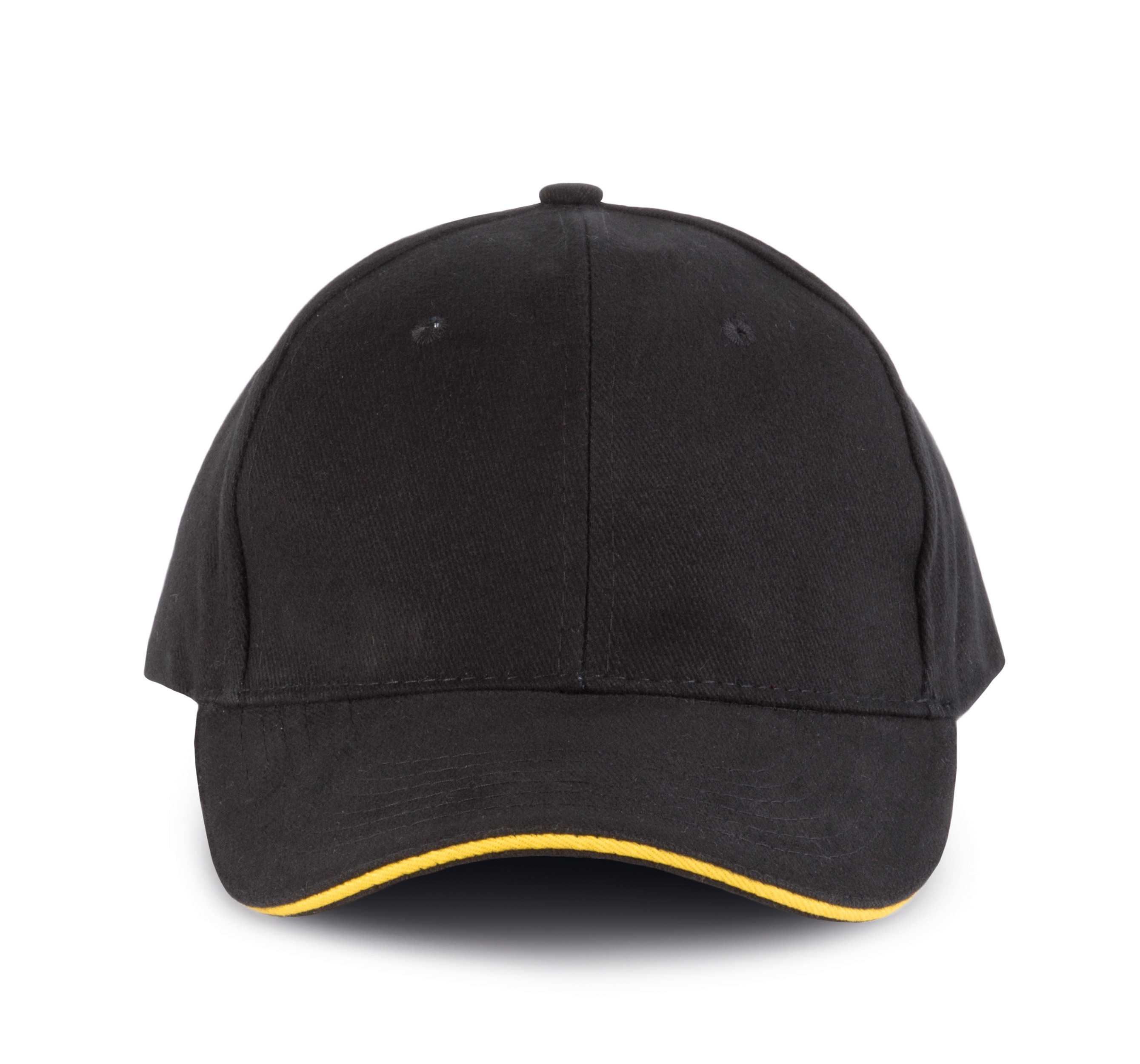 ORLANDO - Gorra 6 paneles Black / Yellow