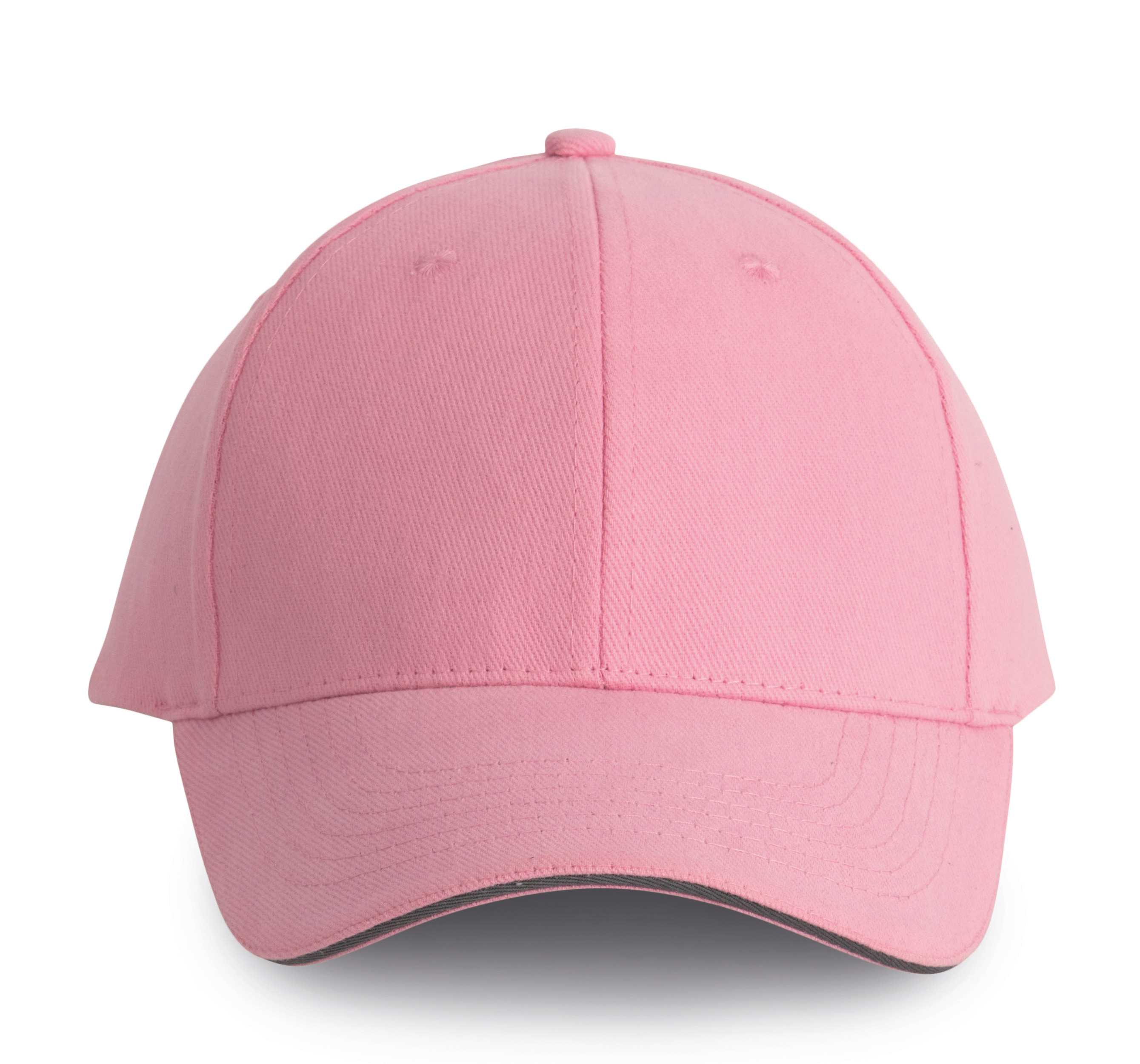 ORLANDO - Gorra 6 paneles Dark Pink / Slate Grey