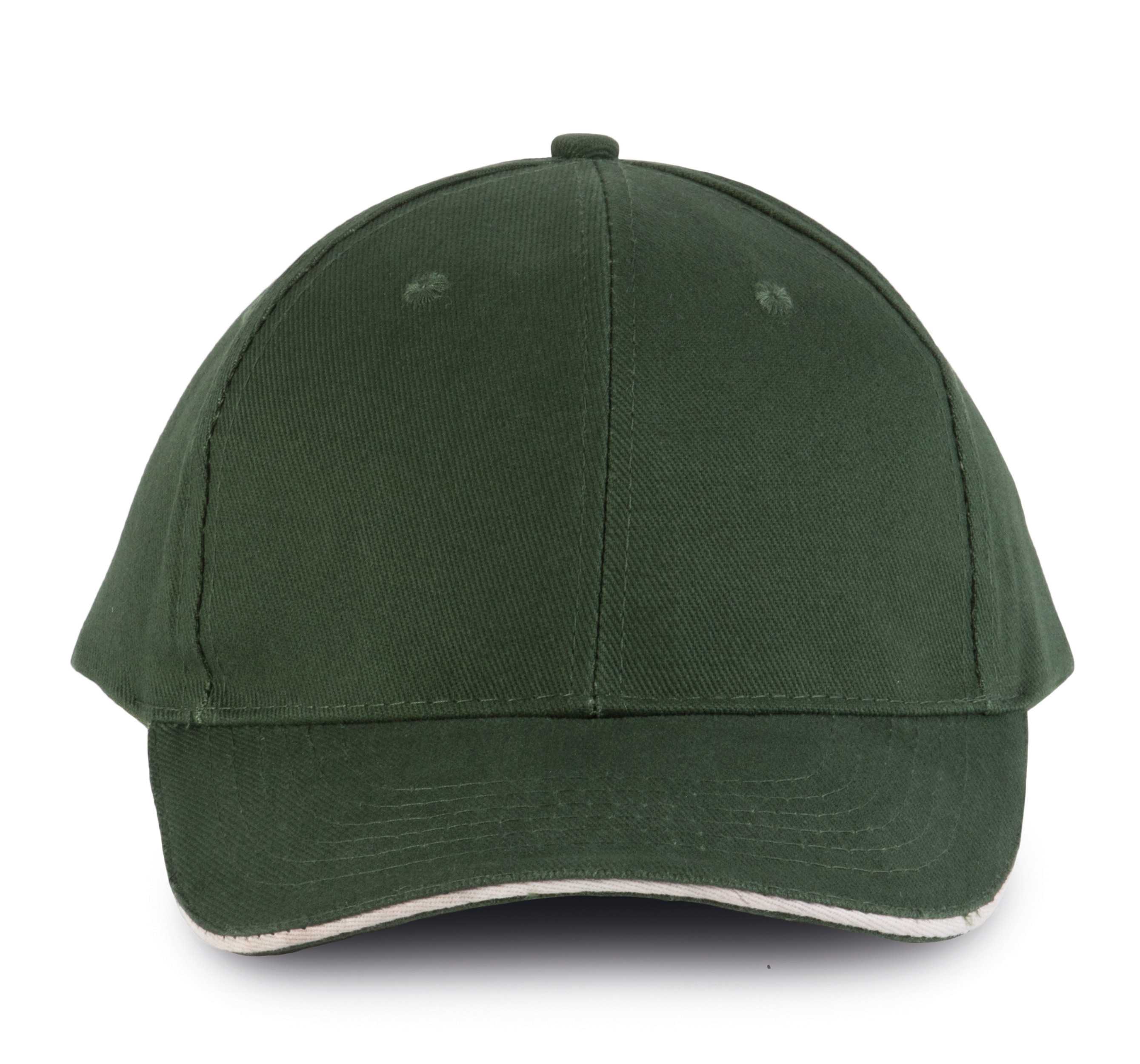 ORLANDO - Gorra 6 paneles Forest Green / Beige