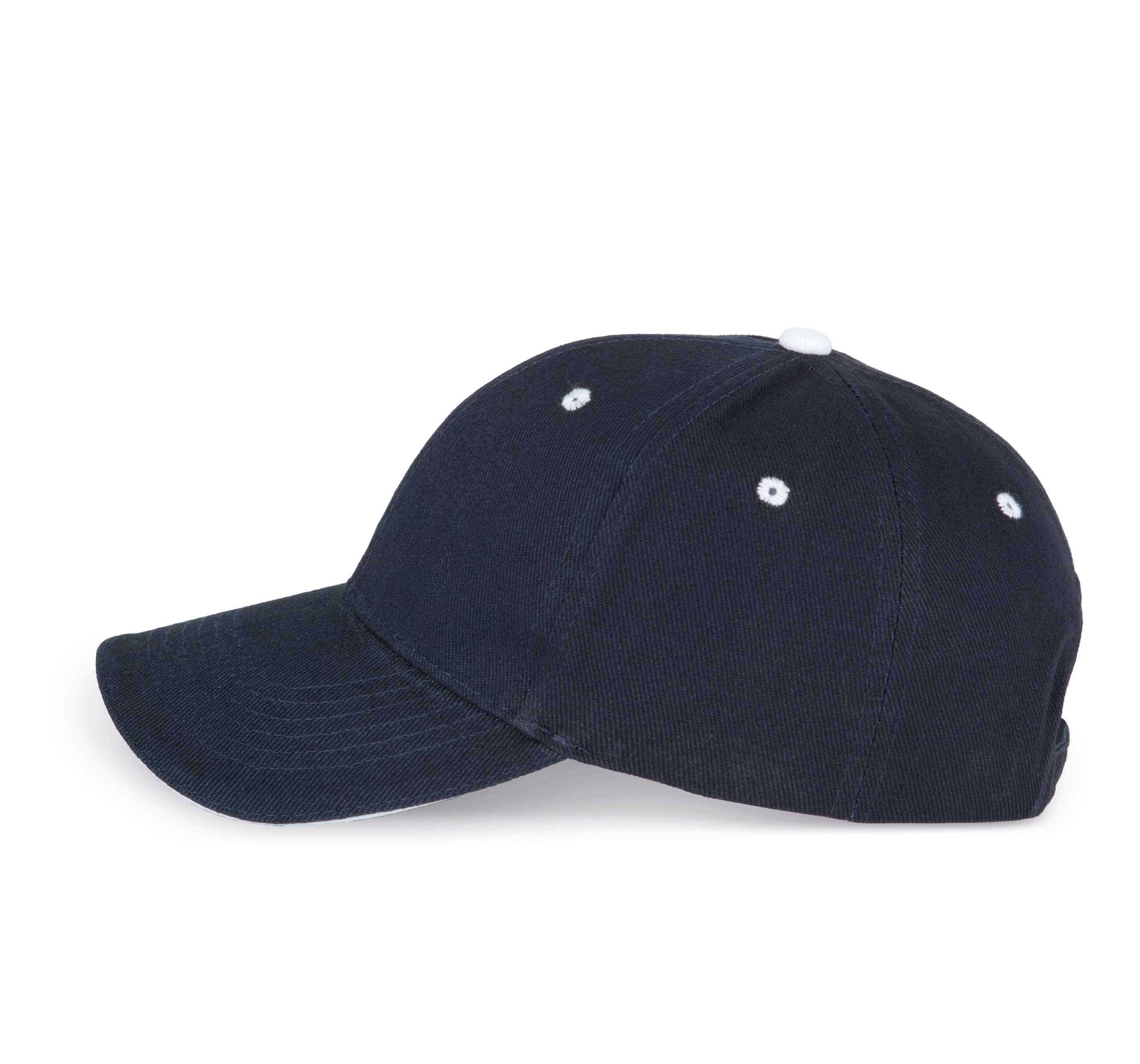 ORLANDO - Gorra 6 paneles Navy / White / White