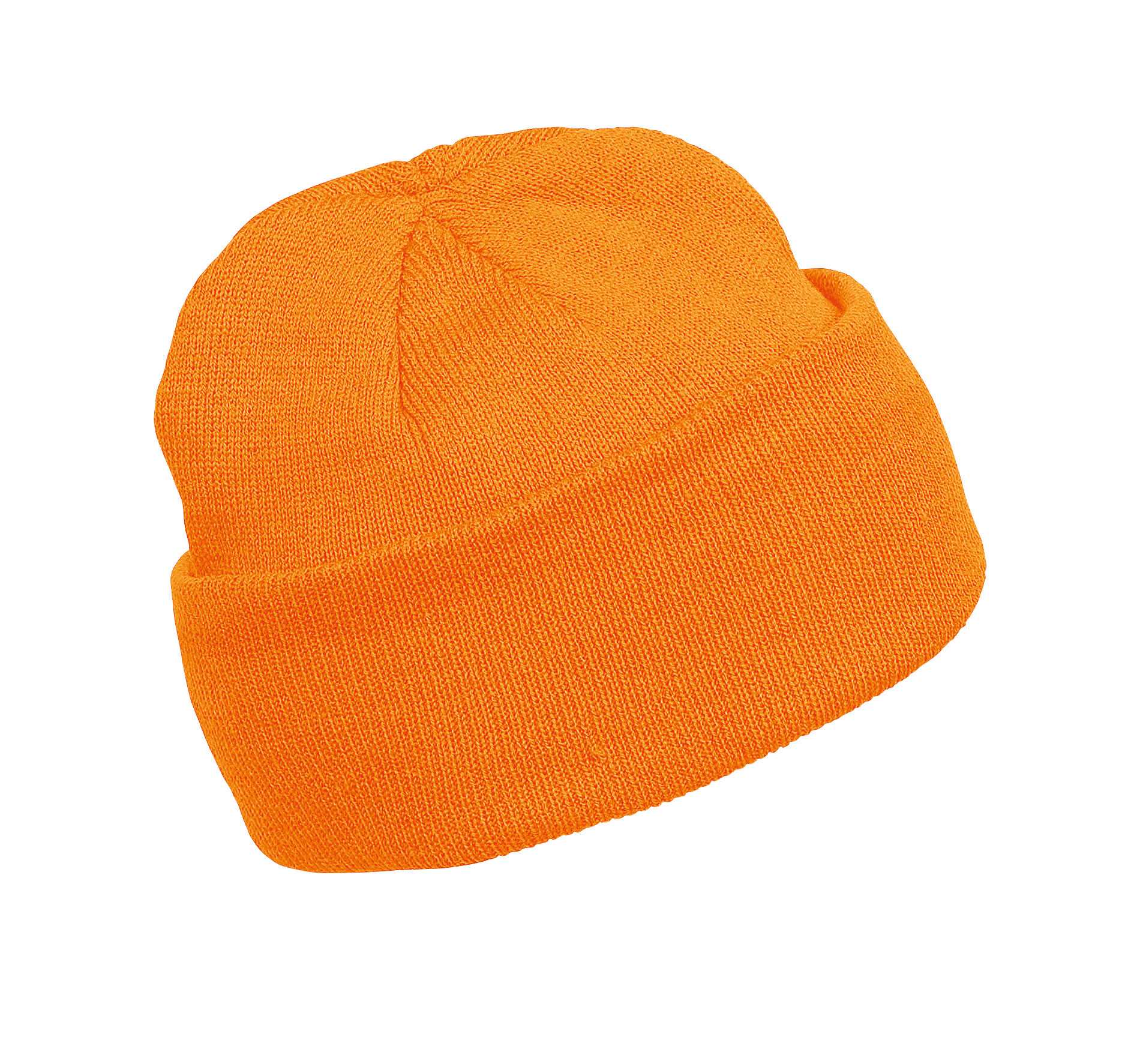 Gorro de punto Fluorescent Orange