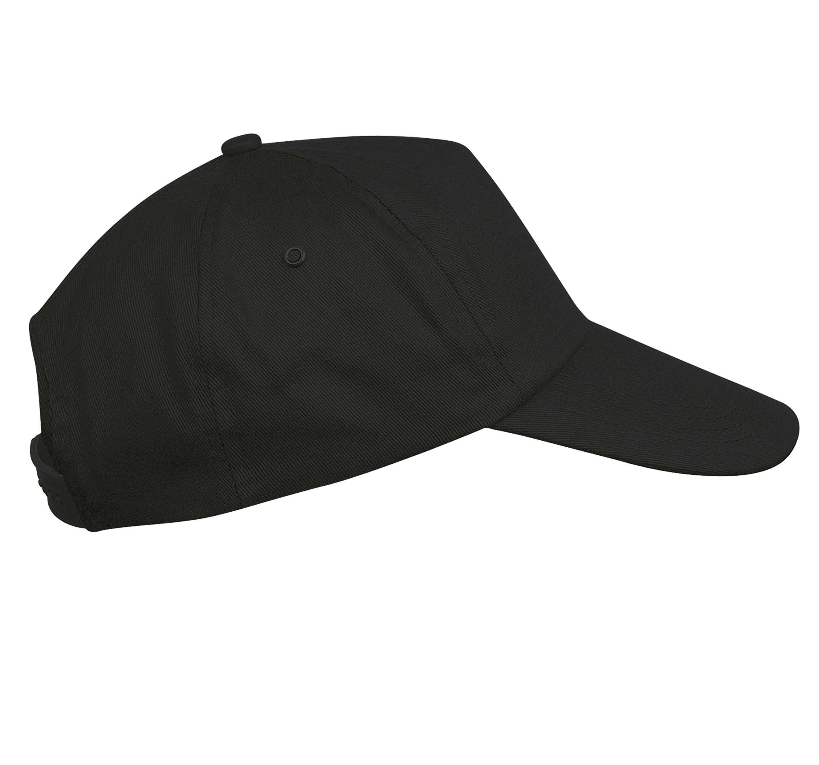 First kids - Gorra niños 5 paneles Black