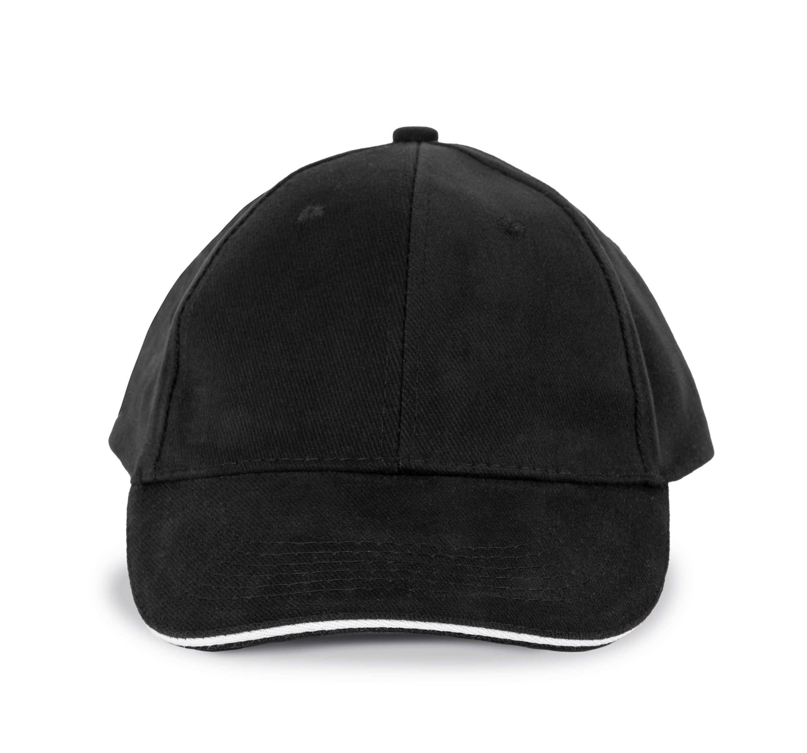 Orlando kids - Gorra niños 6 paneles Black / White
