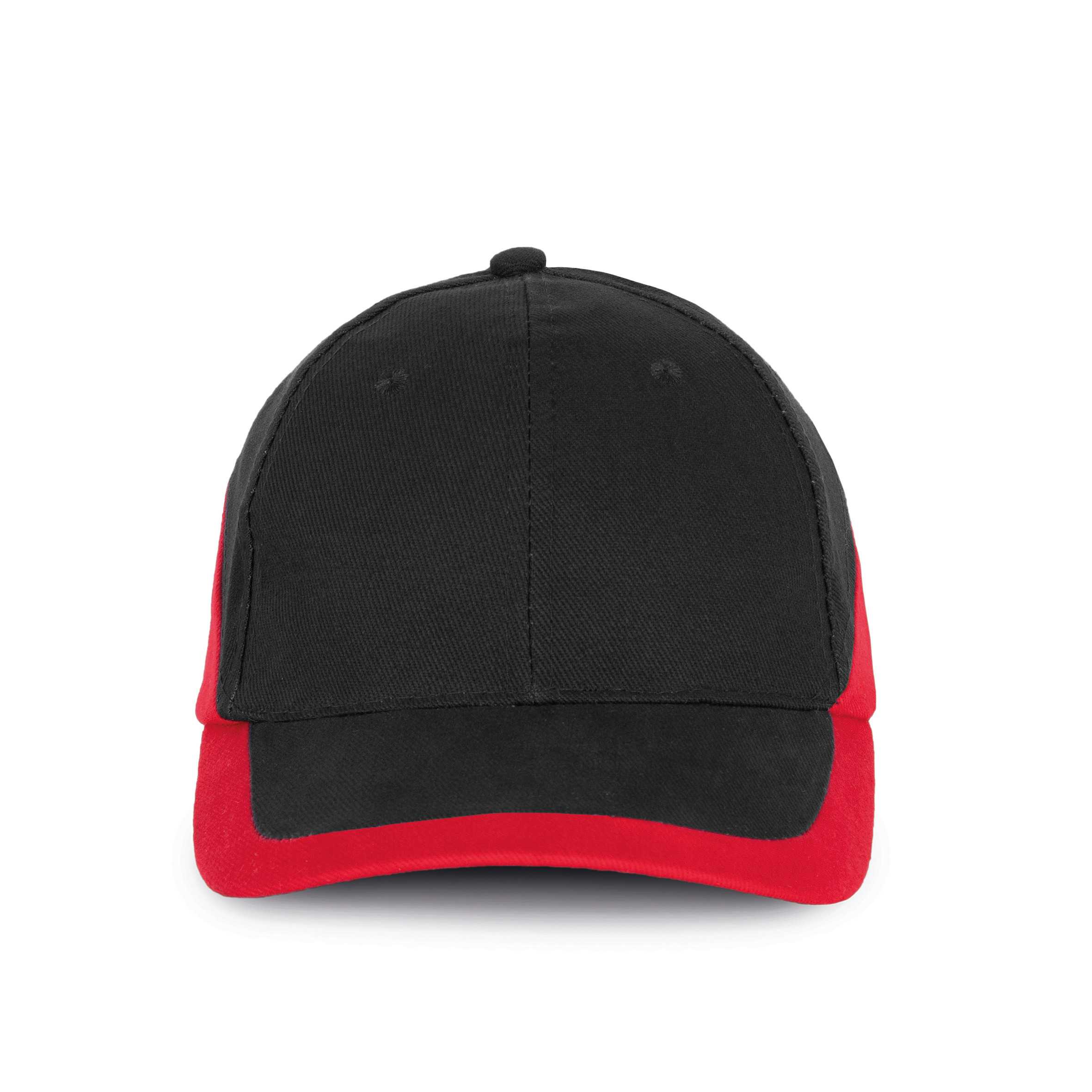 Racing - Gorra bicolor 6 paneles Black / Red