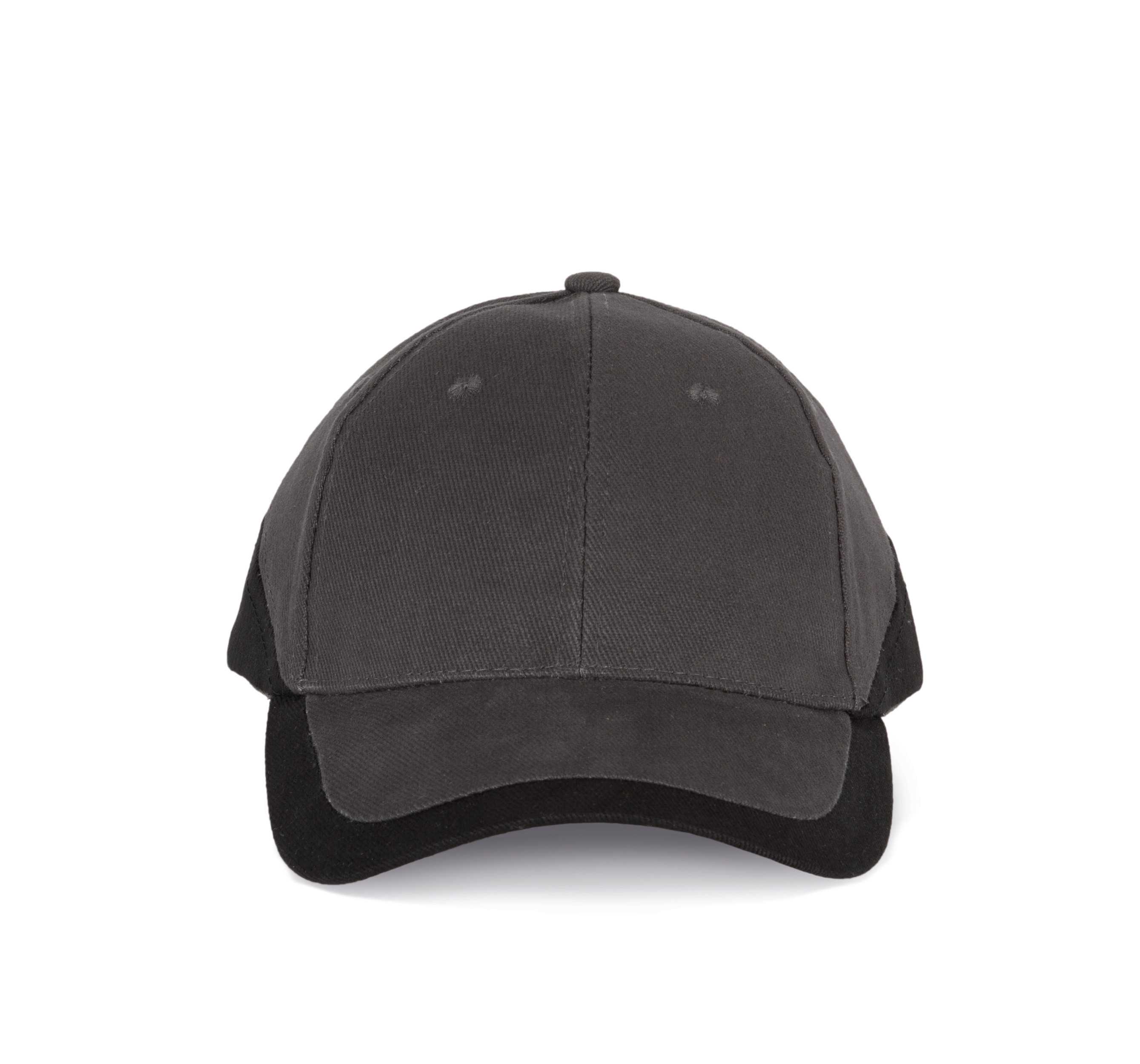 Racing - Gorra bicolor 6 paneles Dark Grey / Black