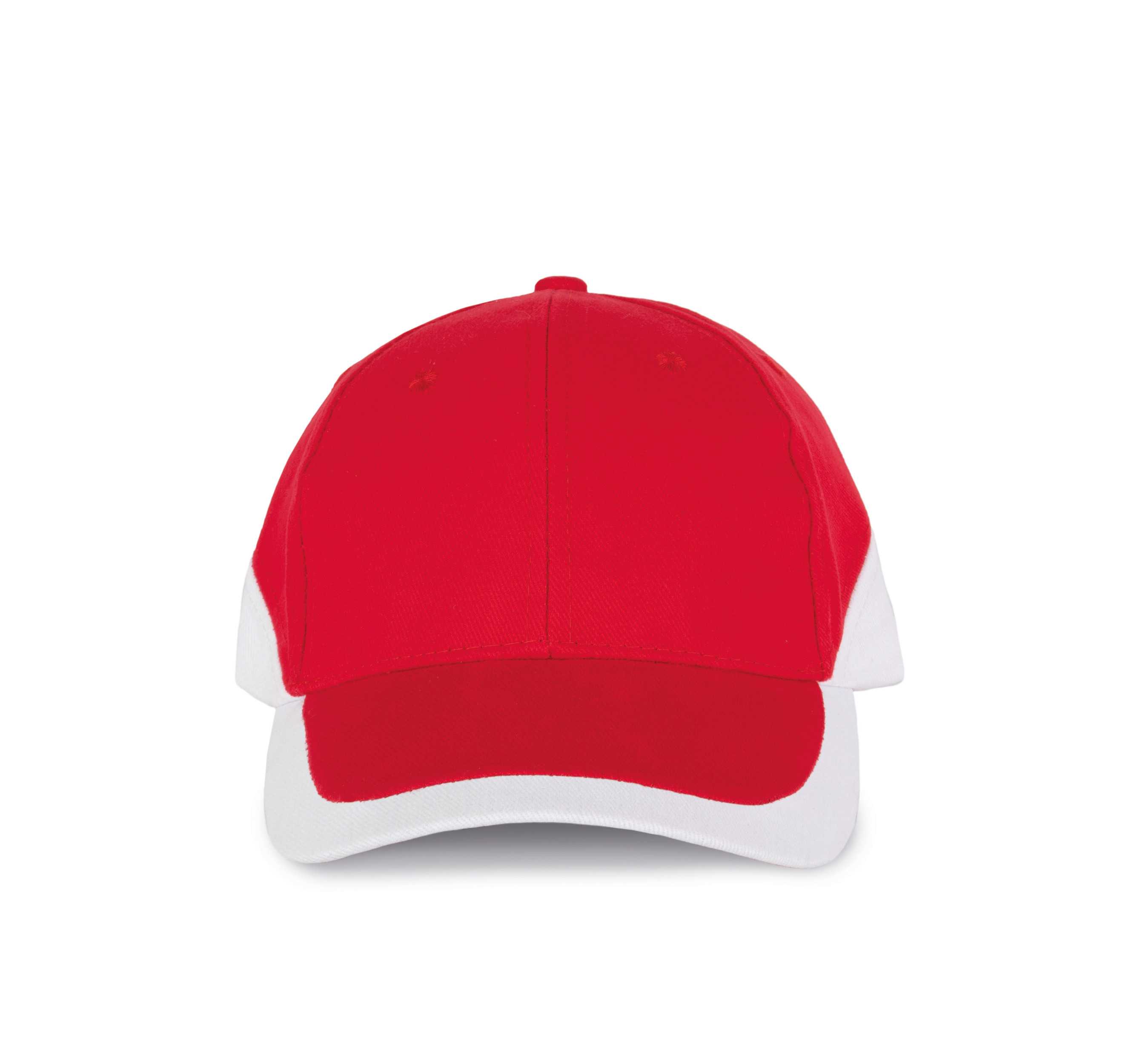 Racing - Gorra bicolor 6 paneles Red / White