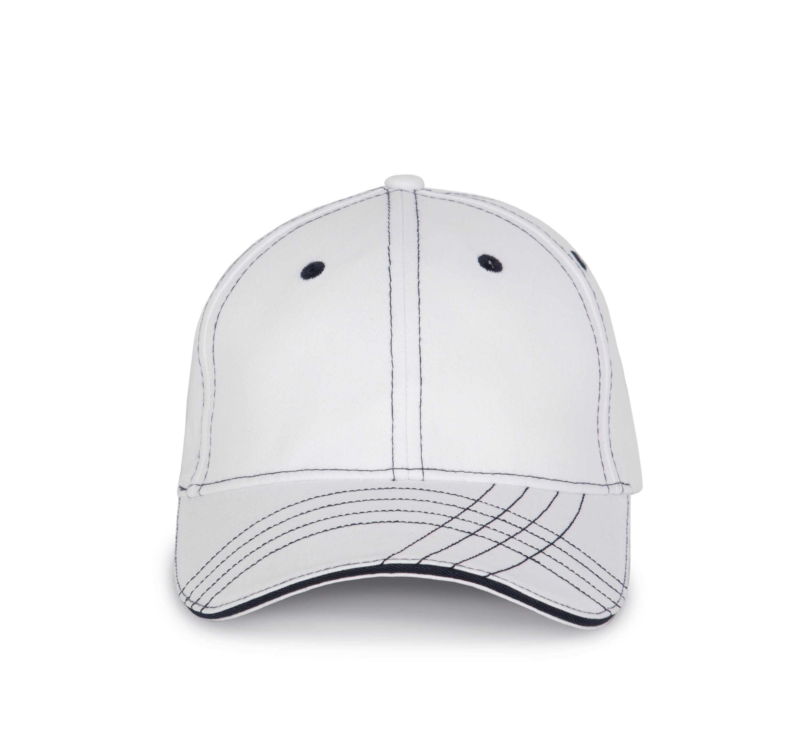 Gorra fashion - 6 paneles White / Navy